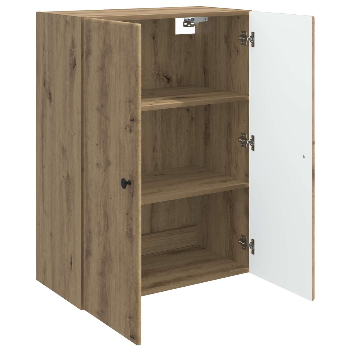Wandschrank 66 x 34,5 x 90 cm Holzwerkstoff Artisan-Eiche