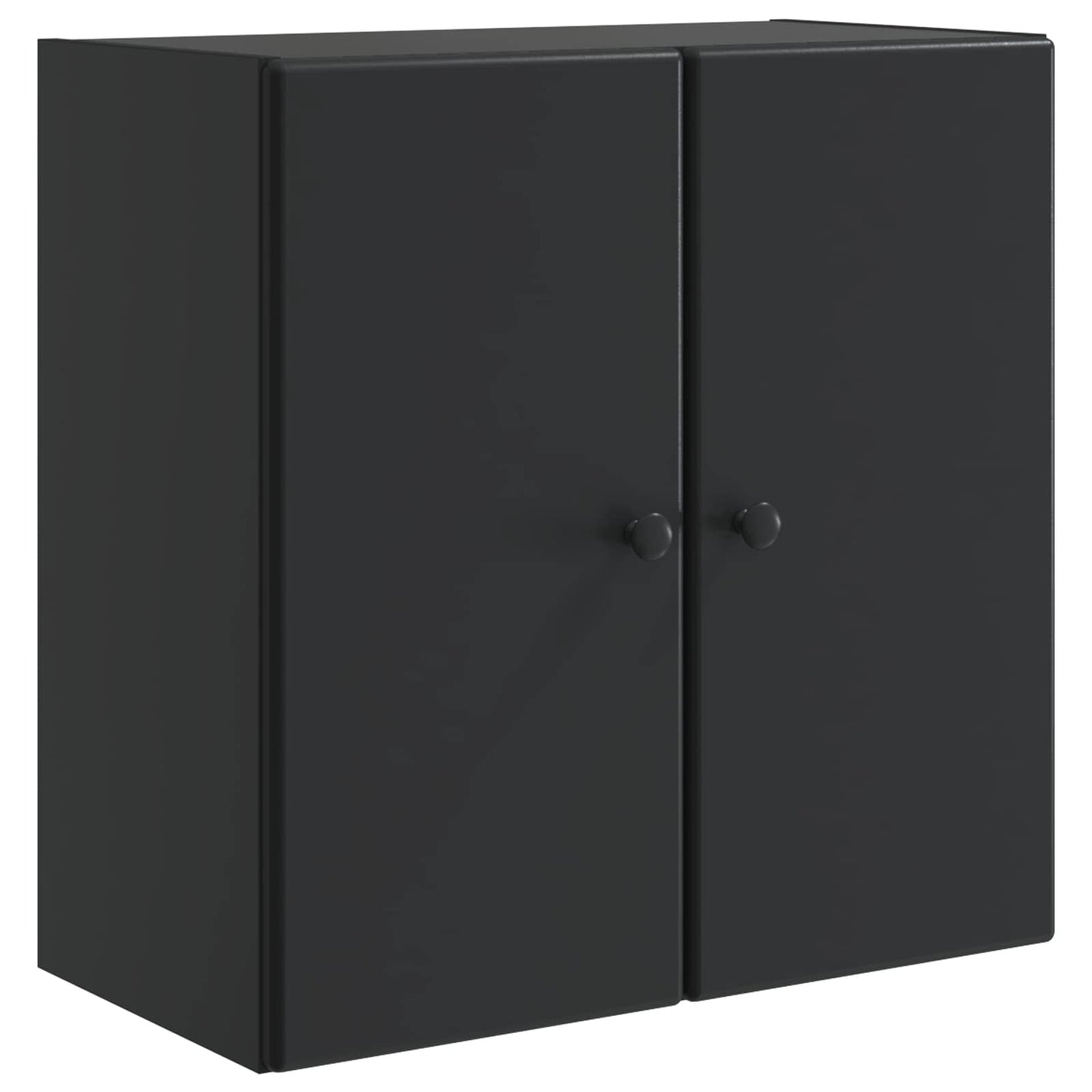Wandschrank 59 x 31 x 60 cm Holzwerkstoff Schwarz