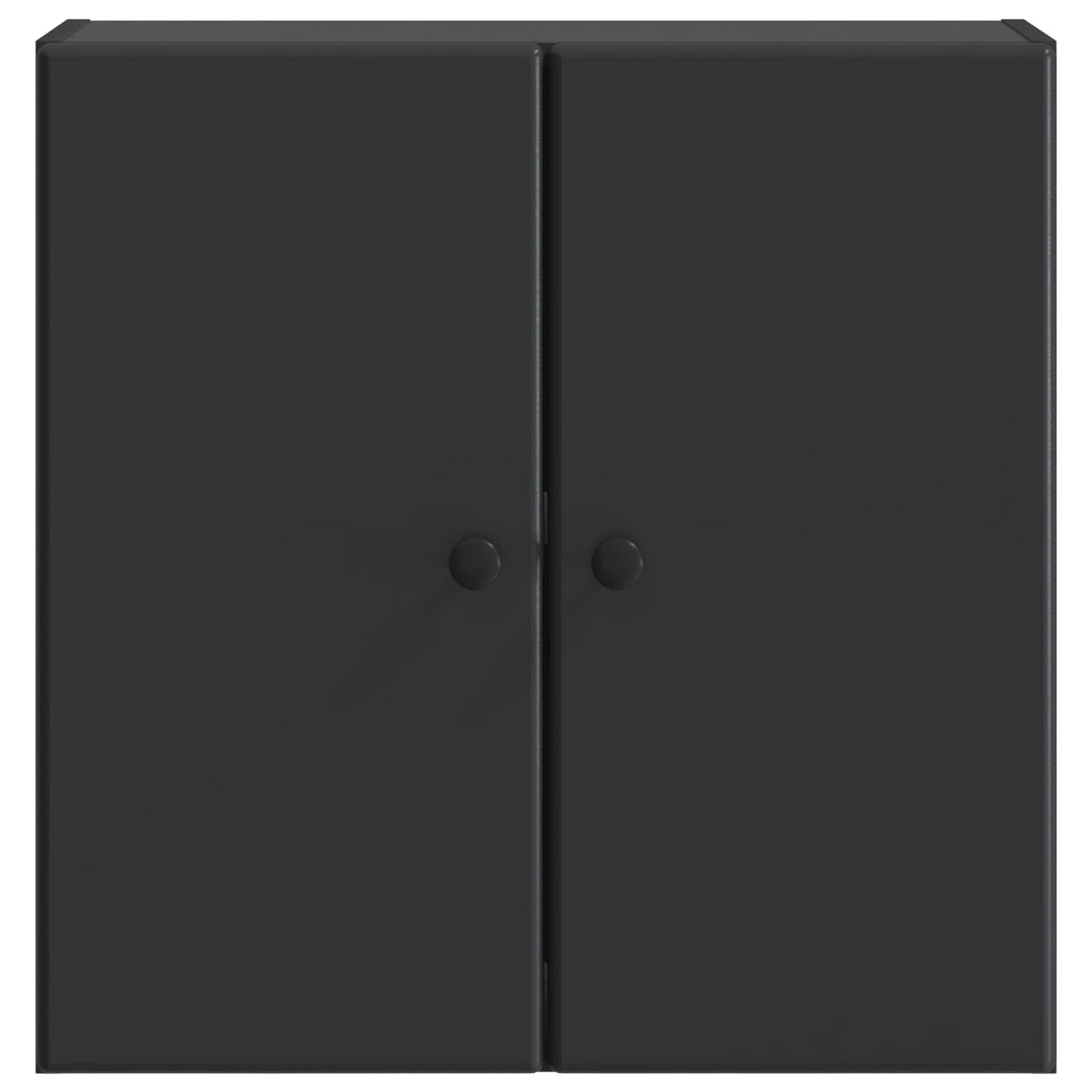 Wandschrank 59 x 31 x 60 cm Holzwerkstoff Schwarz