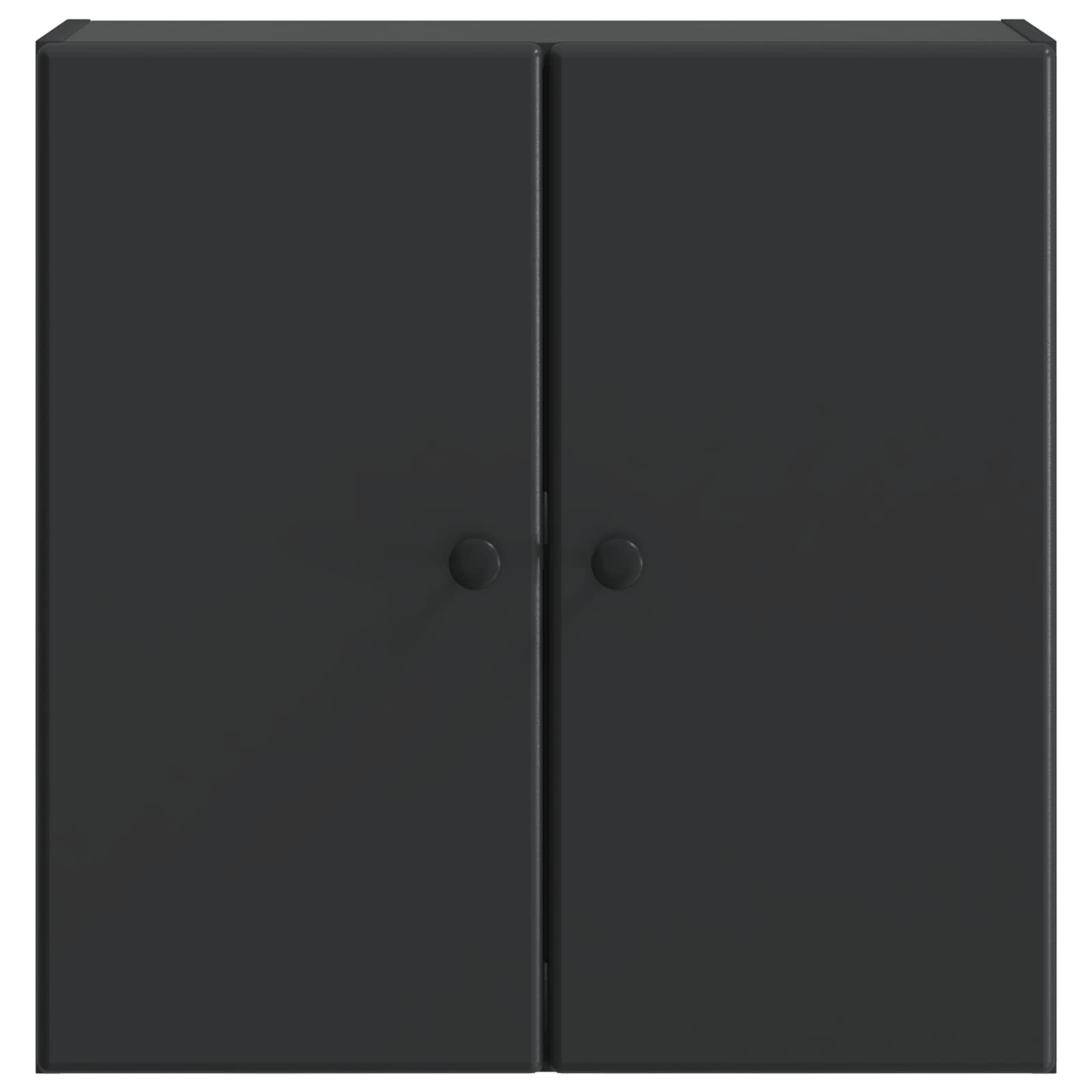 Wandschrank 59 x 31 x 60 cm Holzwerkstoff Schwarz