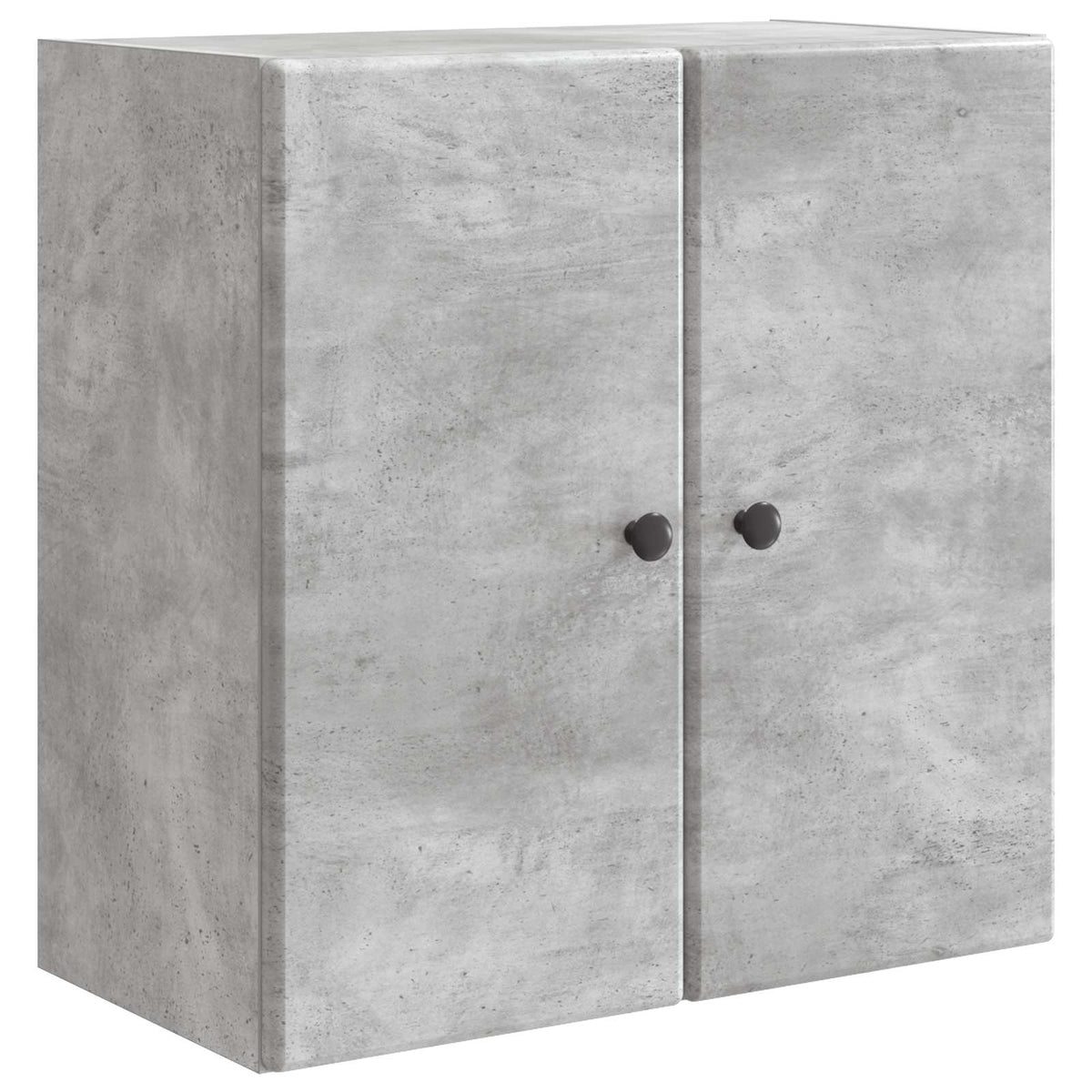 Wandschrank 59 x 31 x 60 cm Holzwerkstoff Betongrau