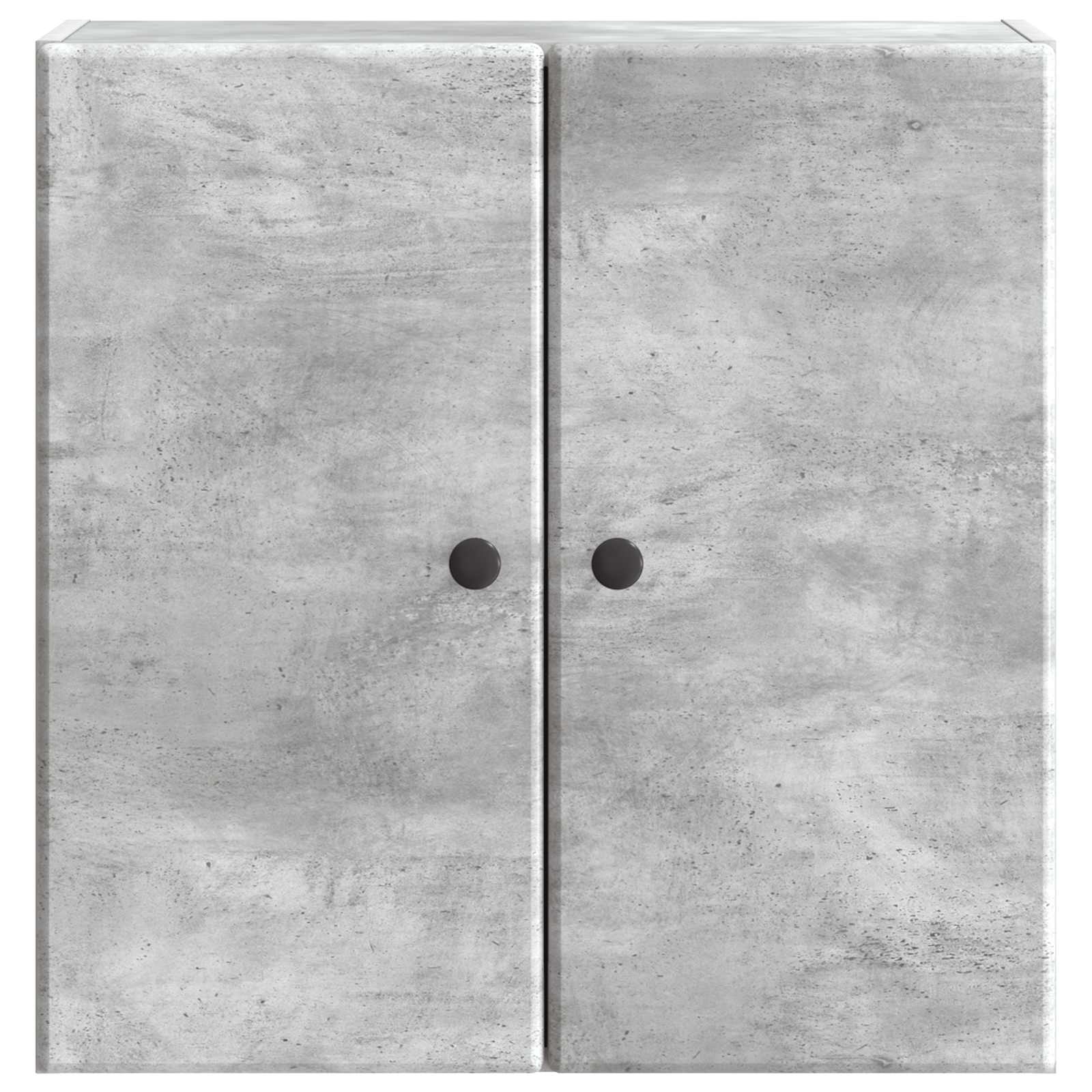 Wandschrank 59 x 31 x 60 cm Holzwerkstoff Betongrau