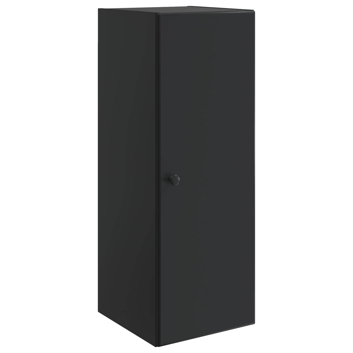 Wandschrank 33 x 34,5 x 90 cm Holzwerkstoff Schwarz