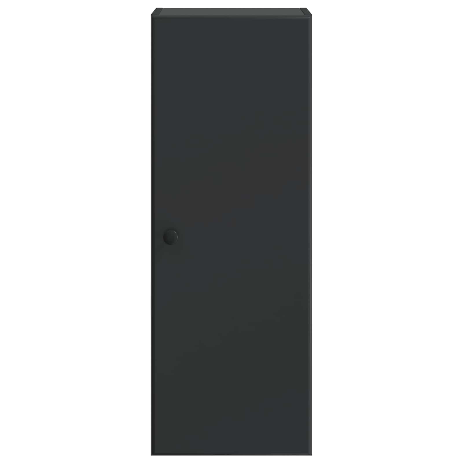 Wandschrank 33 x 34,5 x 90 cm Holzwerkstoff Schwarz