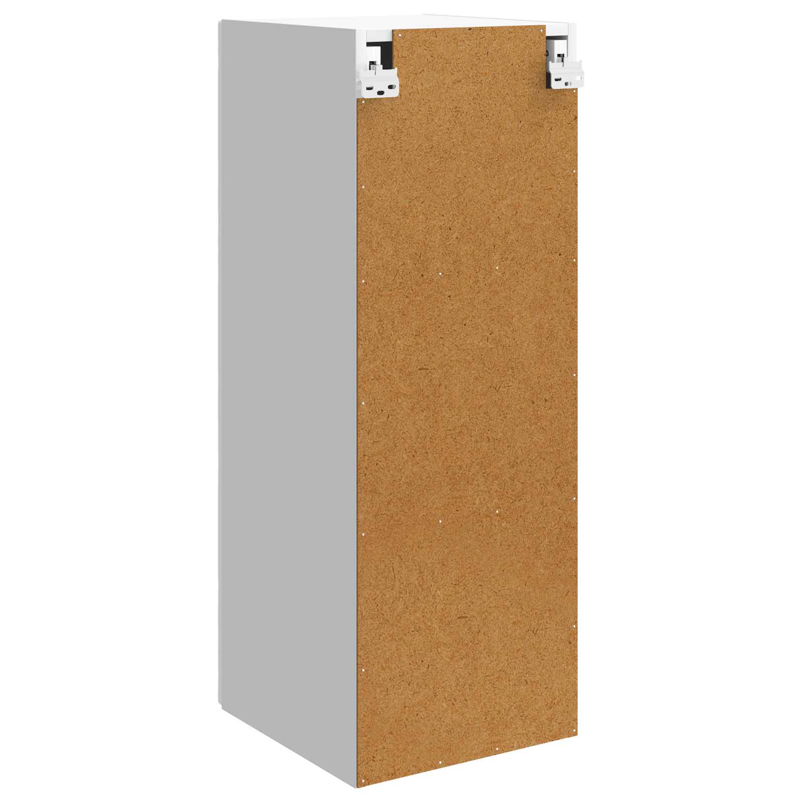 Wandschrank 33 x 34,5 x 90 cm Holzwerkstoff Hochglanz Weiß