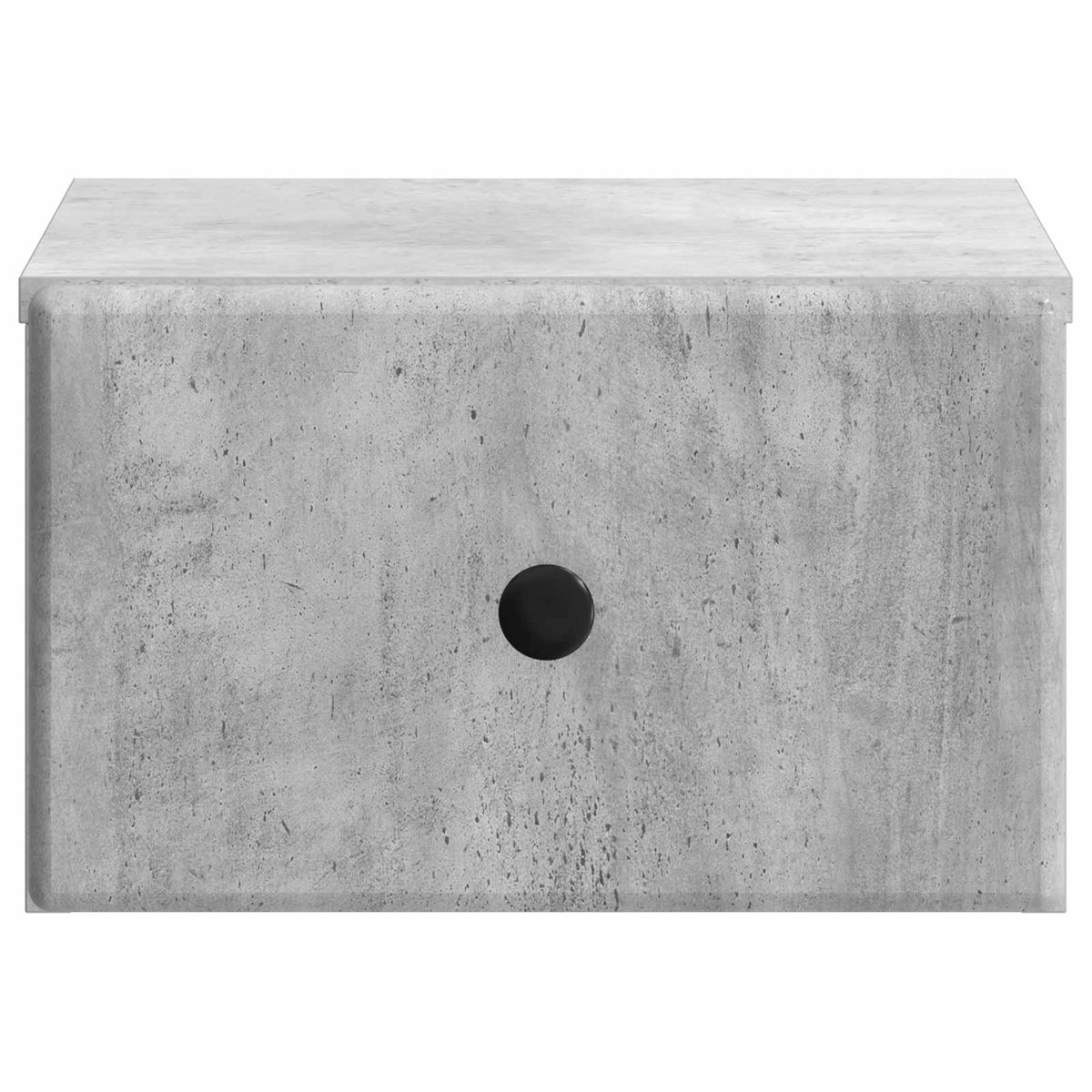 Wandmontierter Nachttisch 2 stk. Betongrau 34,5 x 33 x 20 cm