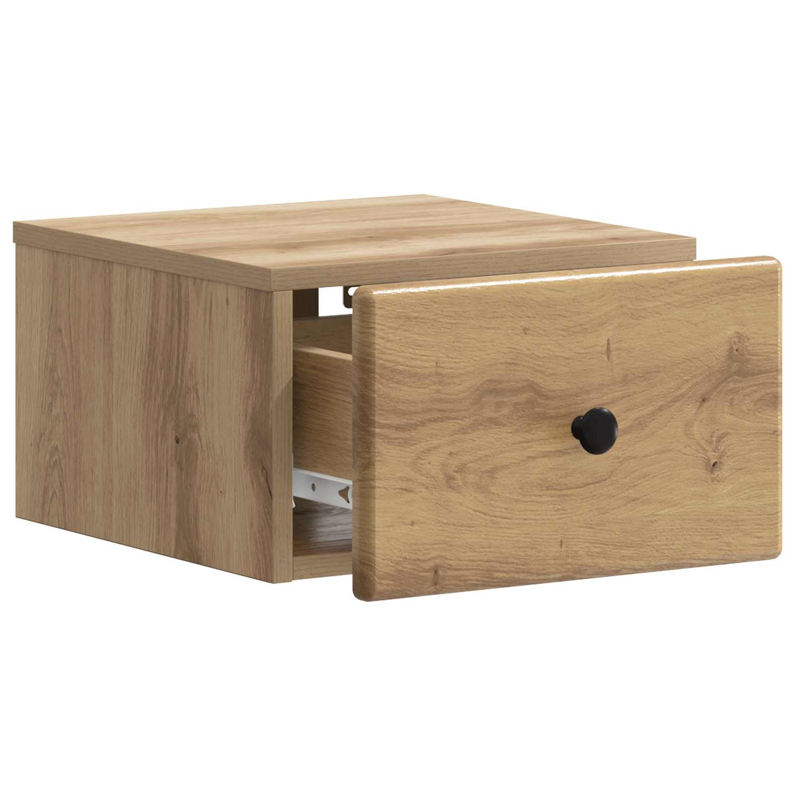 Wandmontierter Nachttisch 2 stk. Artisan-Eiche