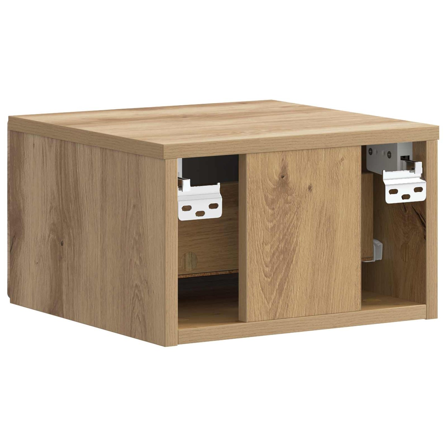 Wandmontierter Nachttisch 2 stk. Artisan-Eiche