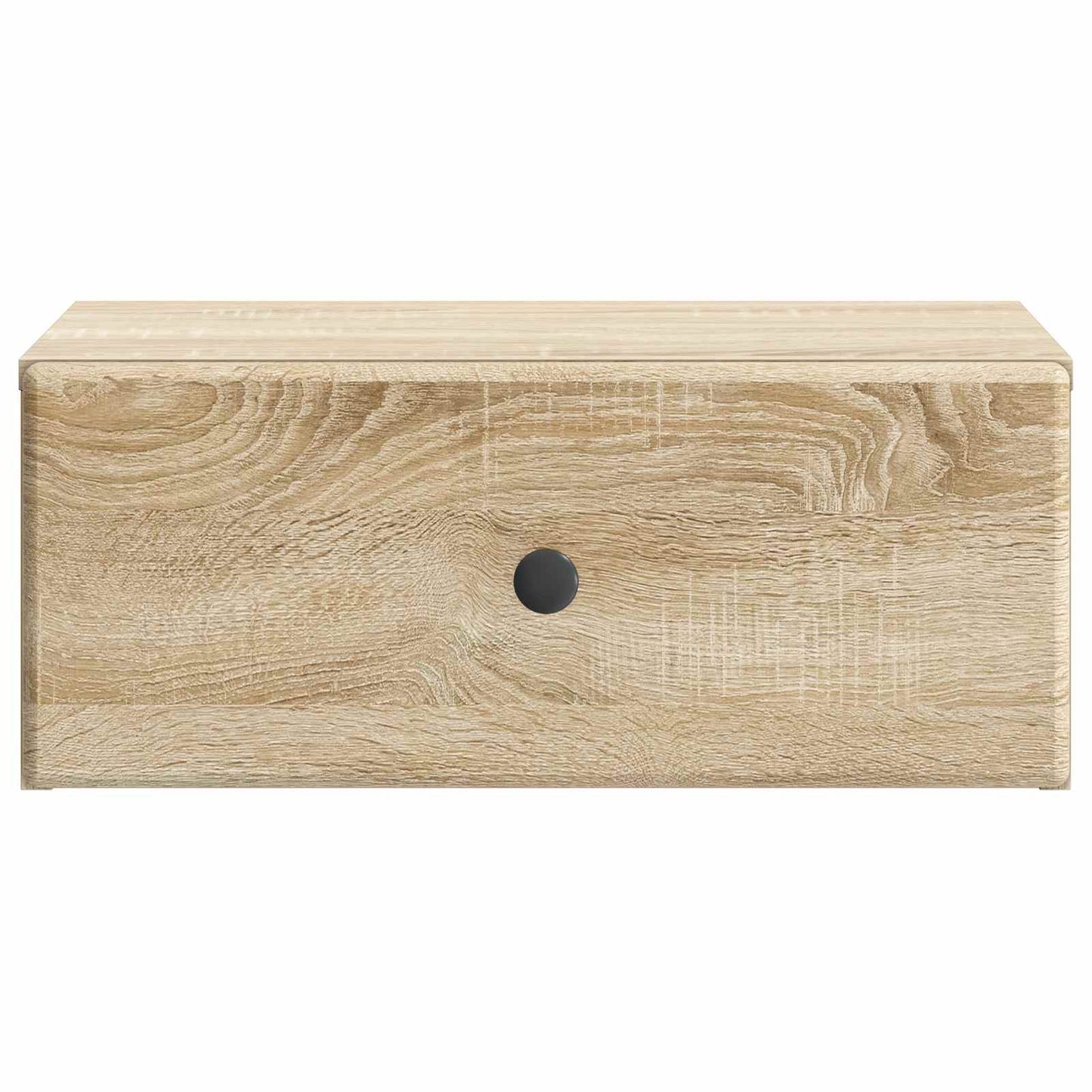 Wandmontierter Nachttisch 2 stk. Sonoma-Eiche 49 x 34,5 x 20 cm