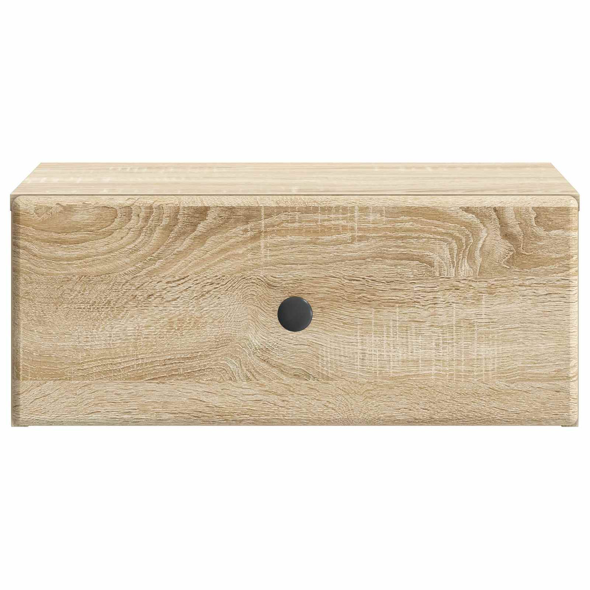 Wandmontierter Nachttisch 2 stk. Sonoma-Eiche 49 x 34,5 x 20 cm