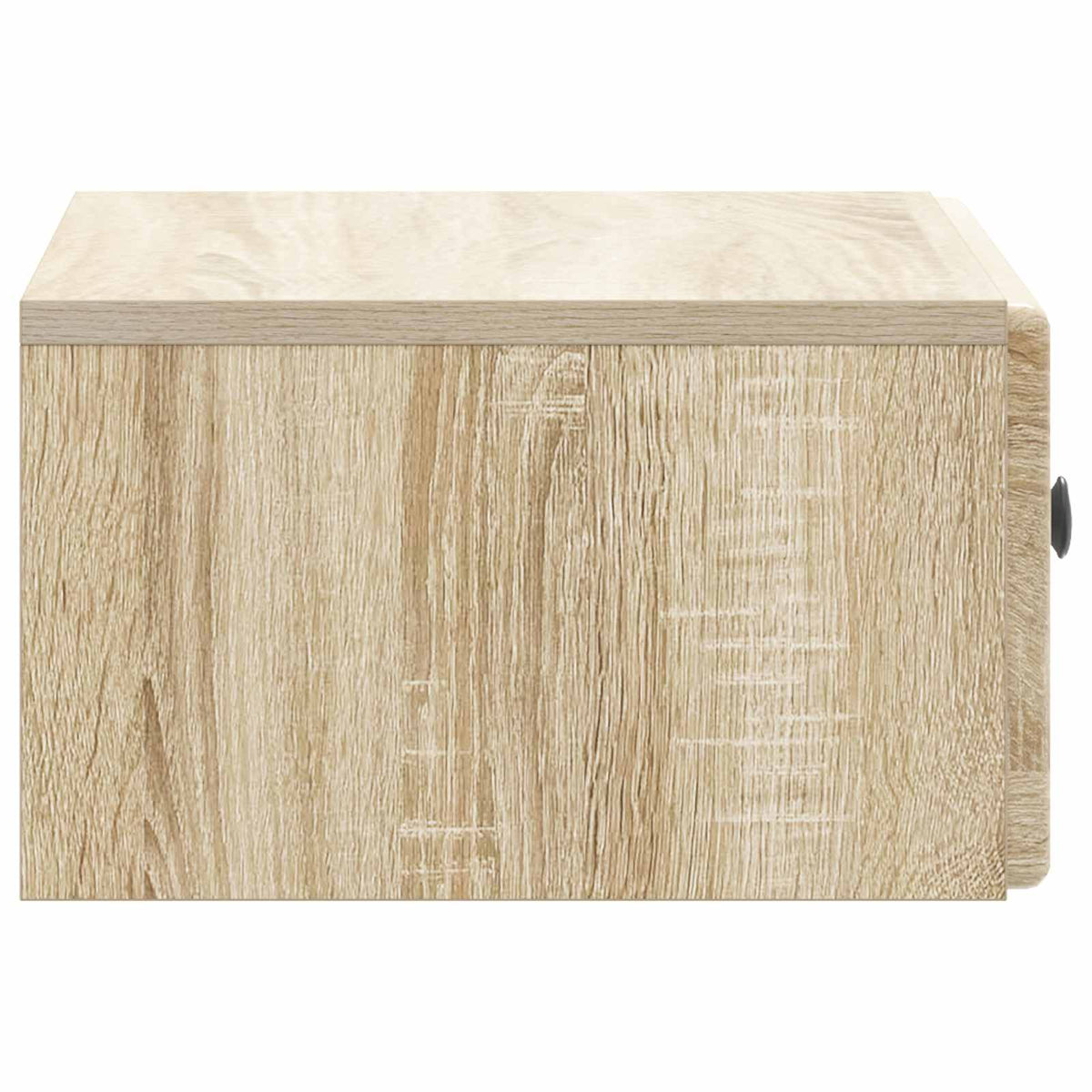 Wandmontierter Nachttisch 2 stk. Sonoma-Eiche 49 x 34,5 x 20 cm