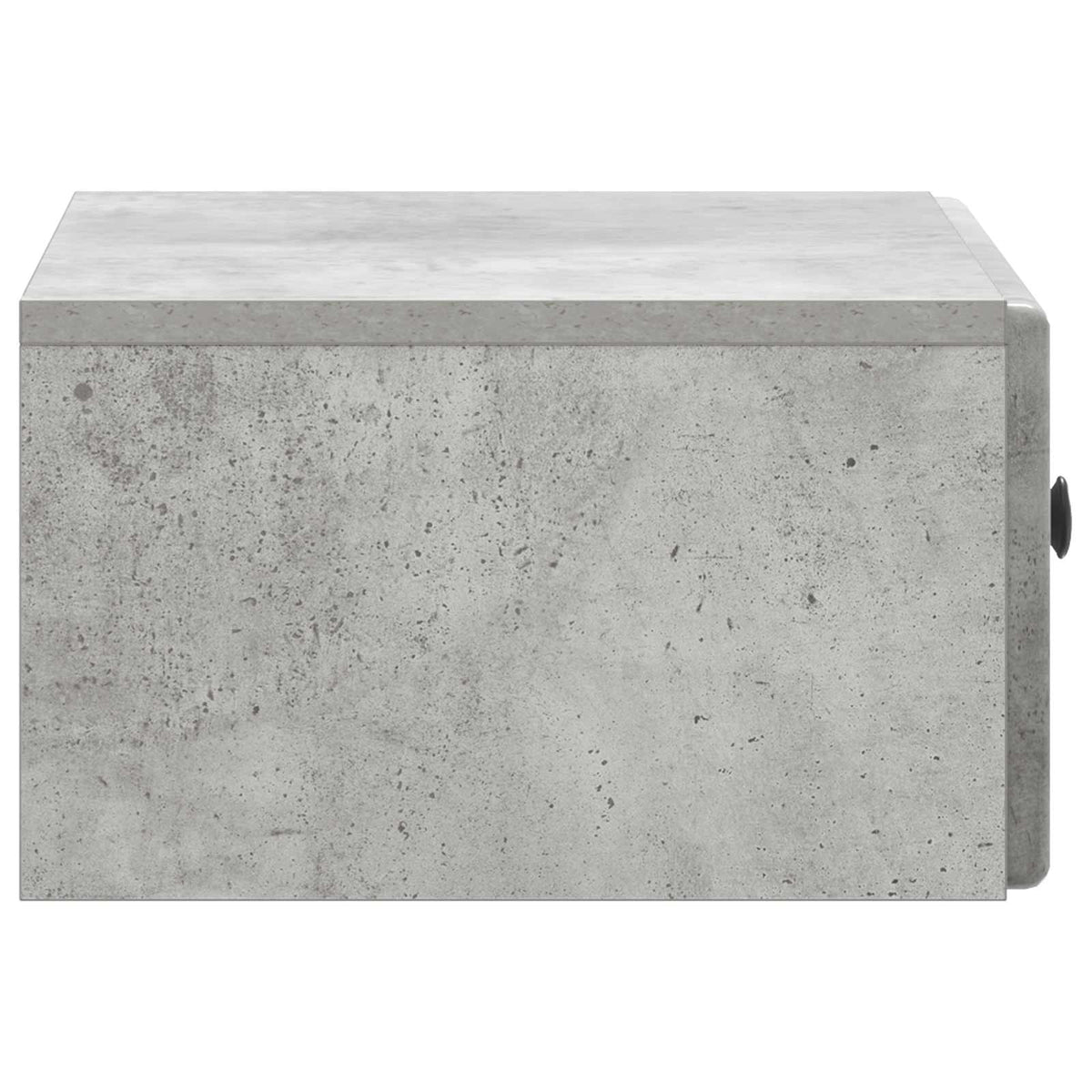 Wandmontierter Nachttisch 2 stk. Betongrau 49 x 34,5 x 20 cm