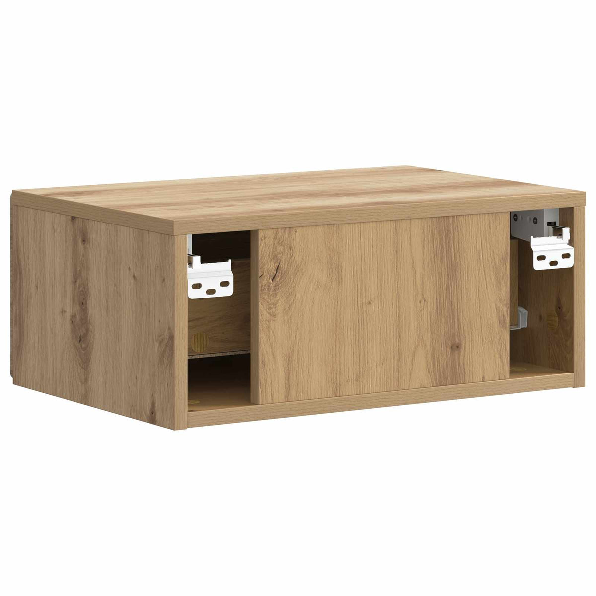 Wandmontierter Nachttisch 2 stk. Artisan-Eiche