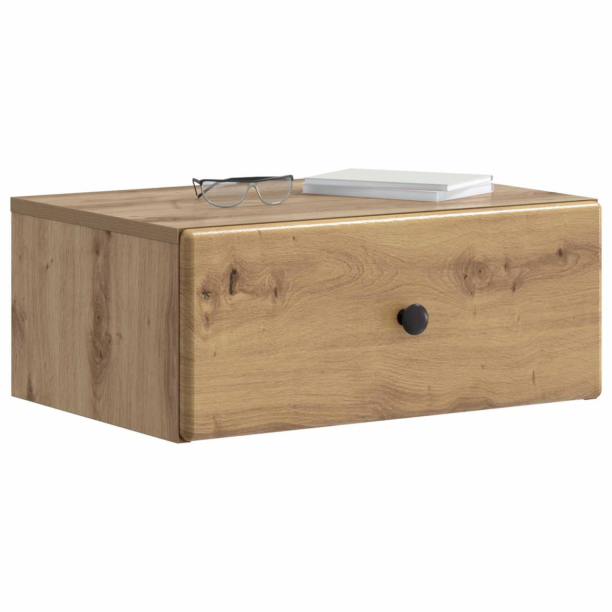 Wandmontierter Nachttisch 2 stk. Artisan-Eiche