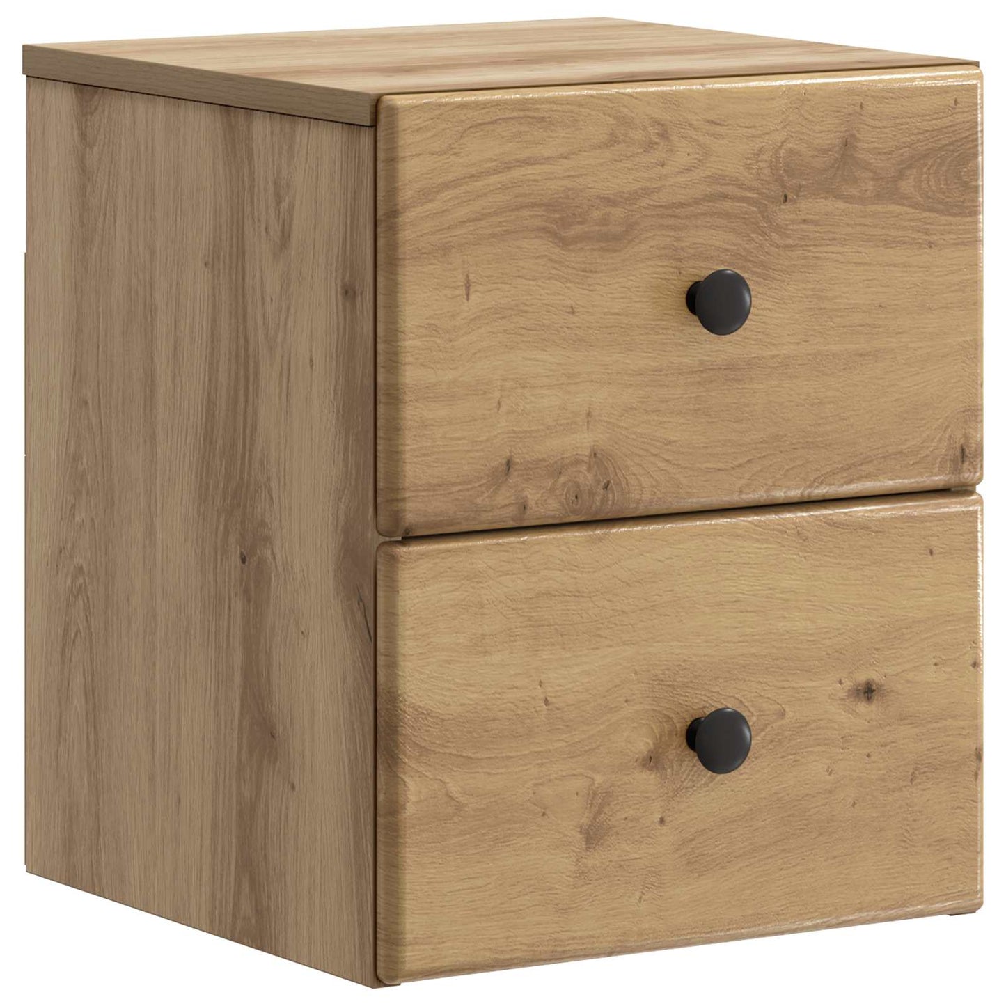Wandmontierter Nachttisch 2 stk. Artisan-Eiche