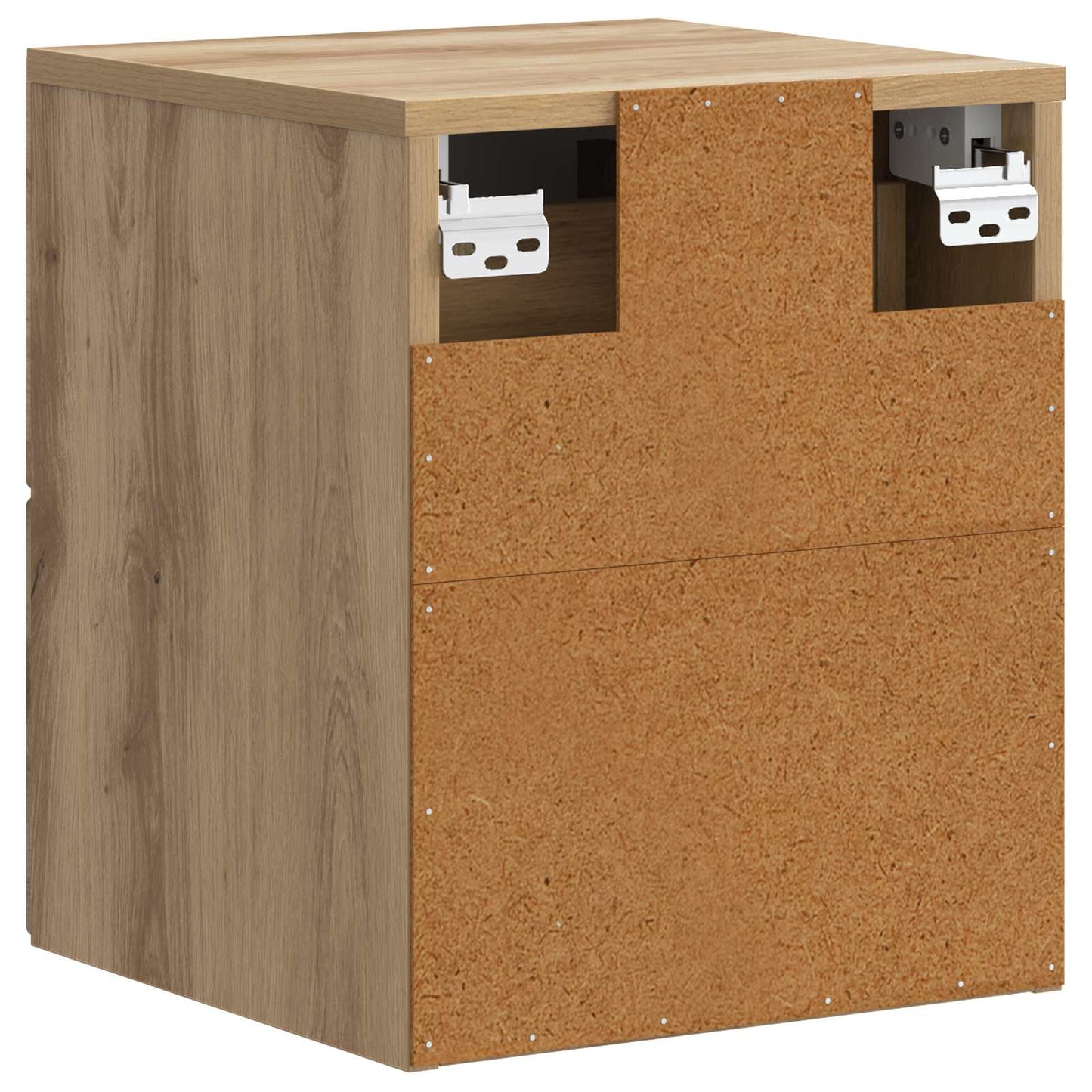 Wandmontierter Nachttisch 2 stk. Artisan-Eiche