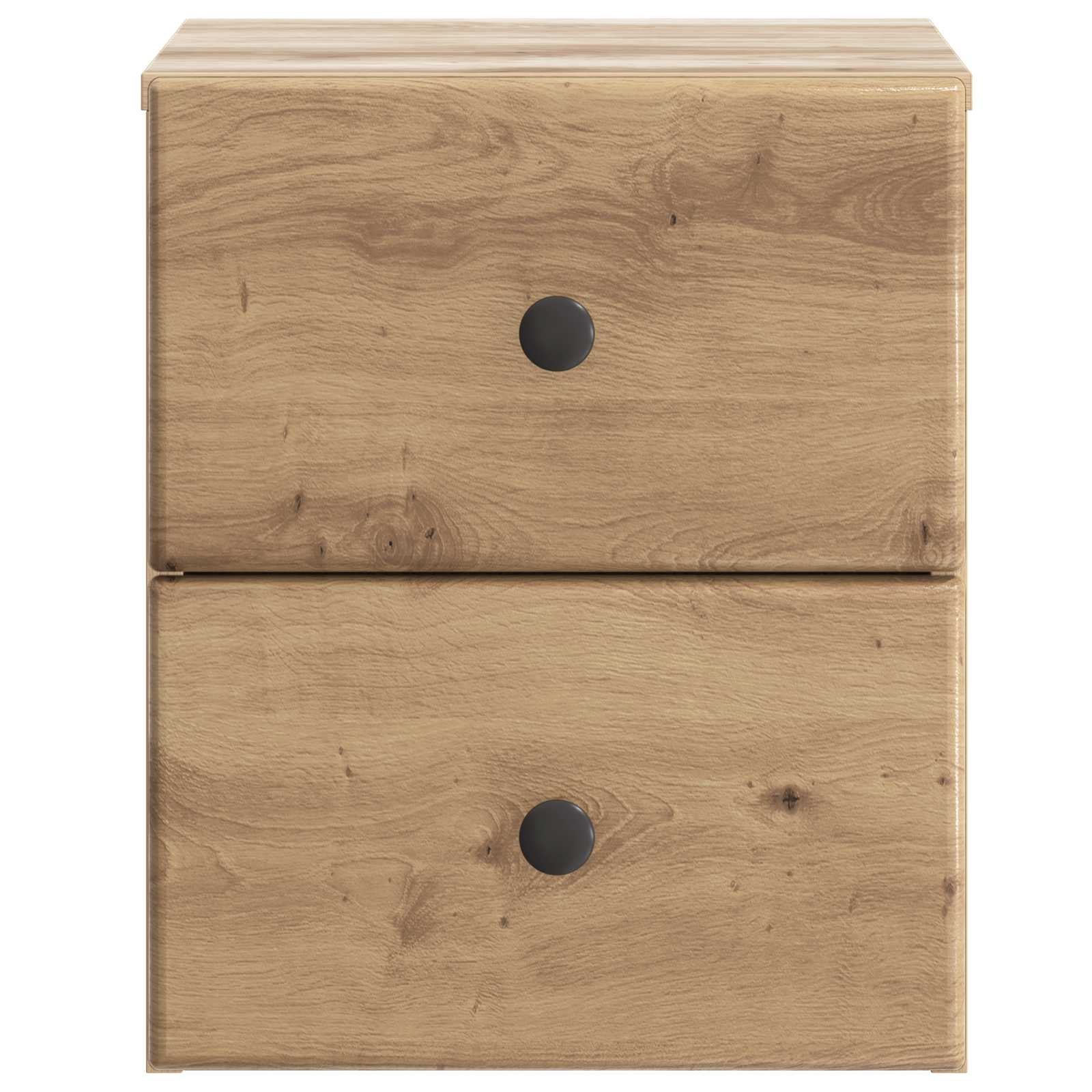 Wandmontierter Nachttisch 2 stk. Artisan-Eiche