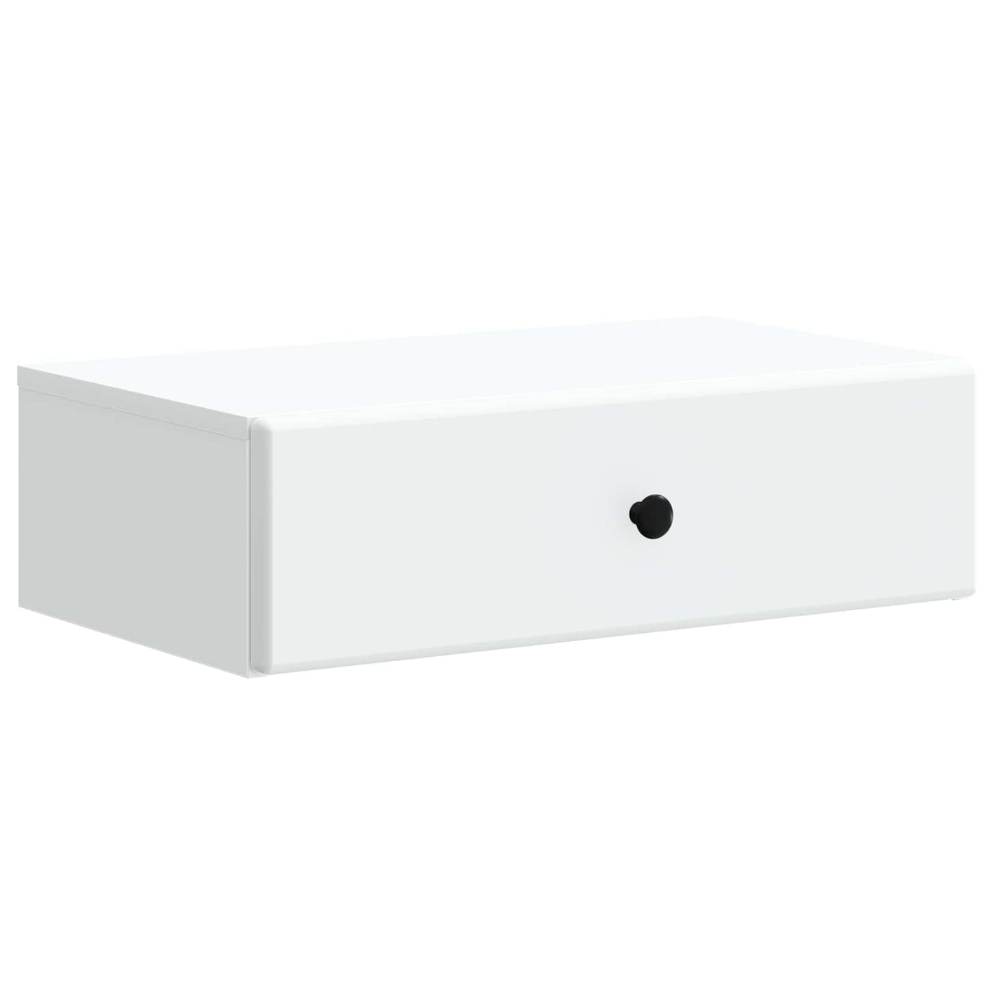Wandmontierter Beistelltisch Weiß 59 x 34,5 x 17 cm