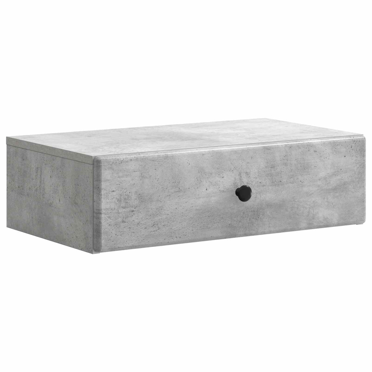 Wandmontierter Beistelltisch Betongrau 59 x 34,5 x 17 cm