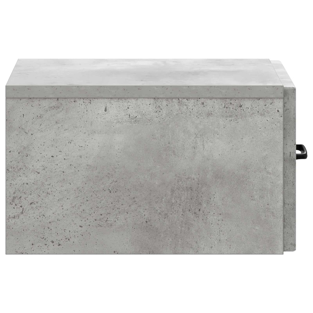 Wandmontierter Beistelltisch Betongrau 59 x 34,5 x 17 cm