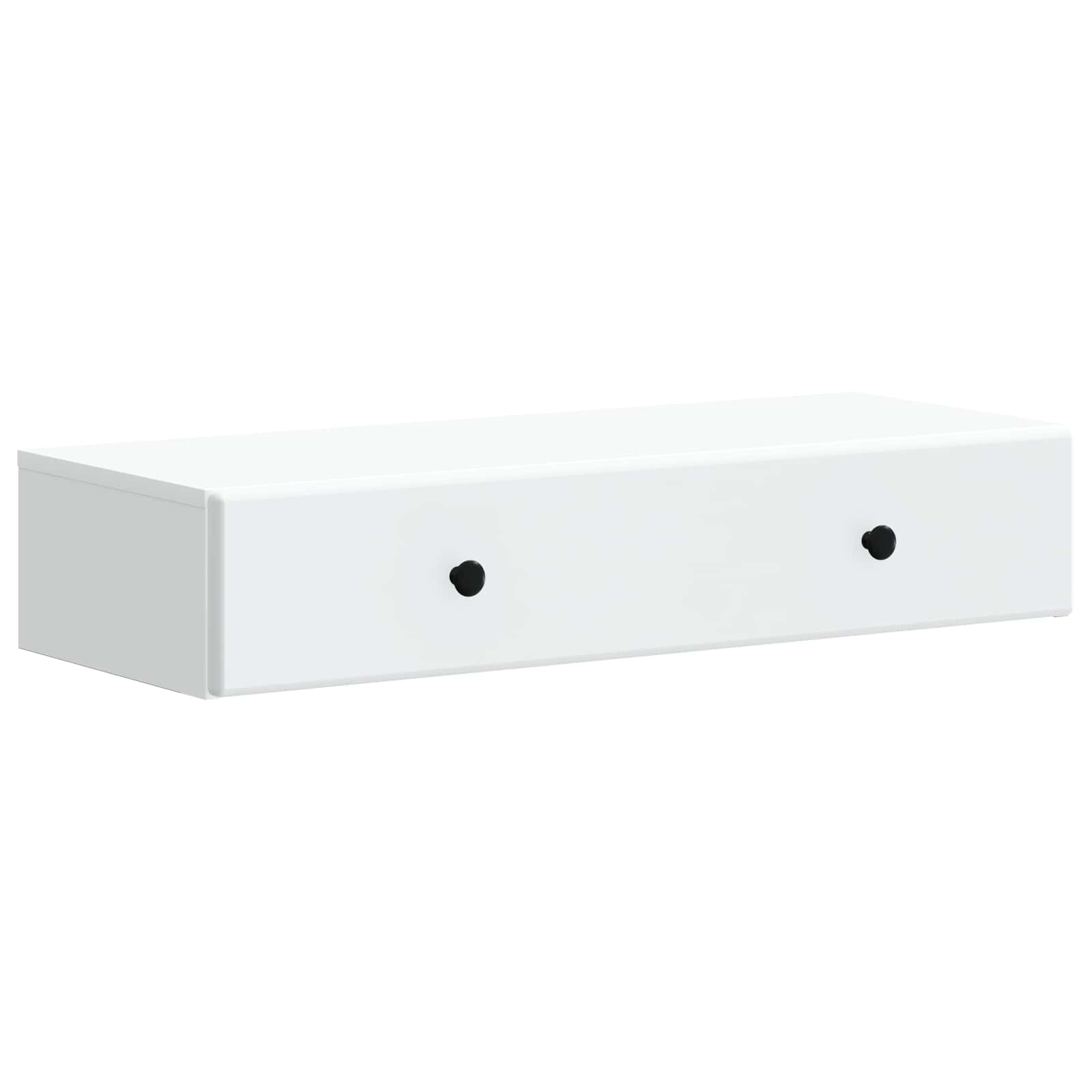 Wandmontierter Beistelltisch Weiß 87,5 x 34,5 x 17 cm