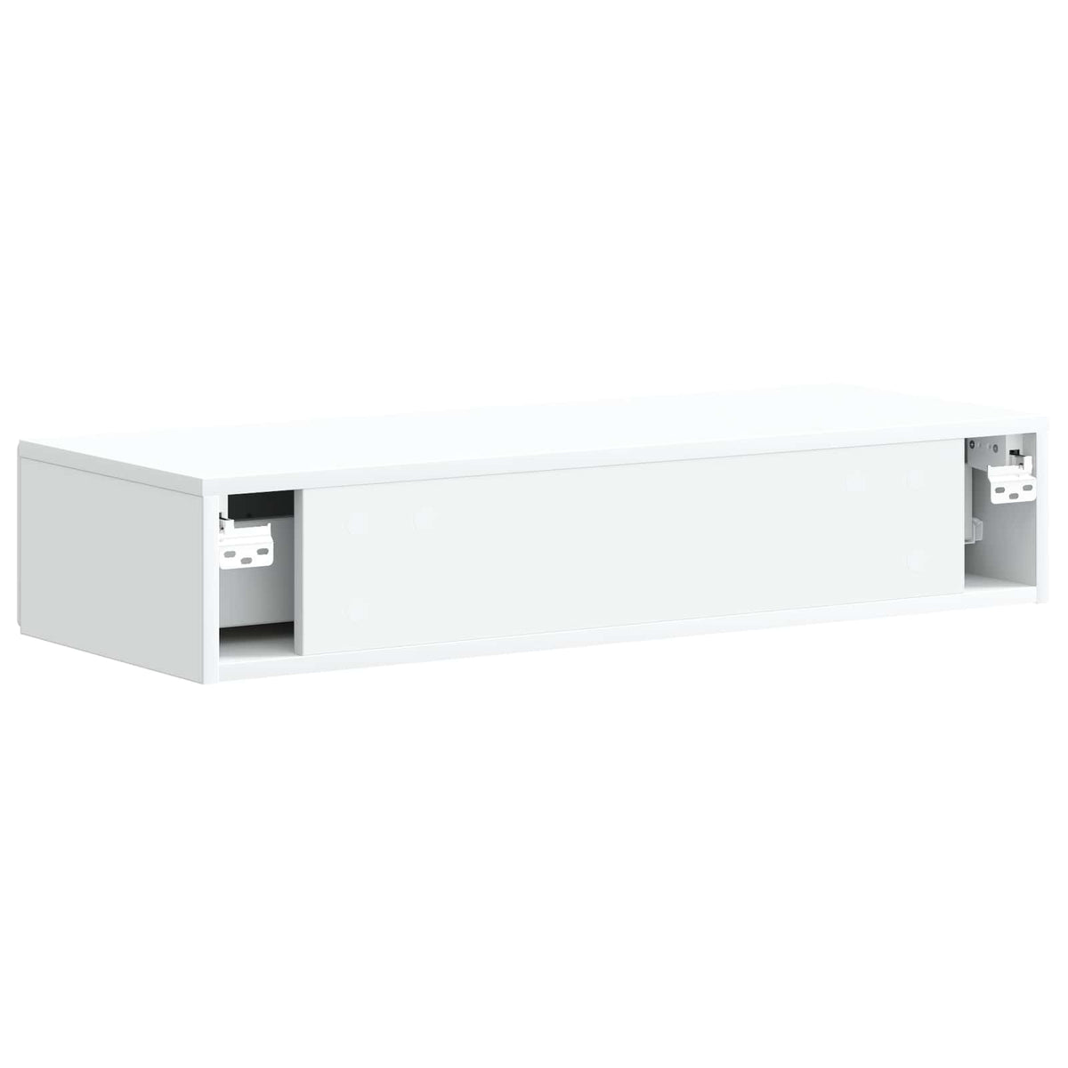 Wandmontierter Beistelltisch Weiß 87,5 x 34,5 x 17 cm