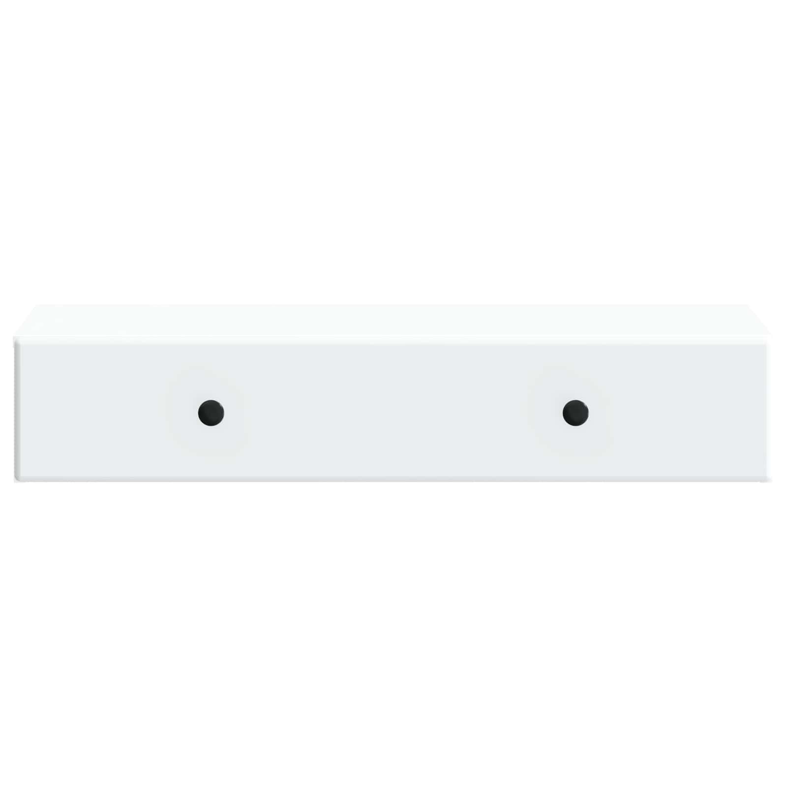Wandmontierter Beistelltisch Weiß 87,5 x 34,5 x 17 cm