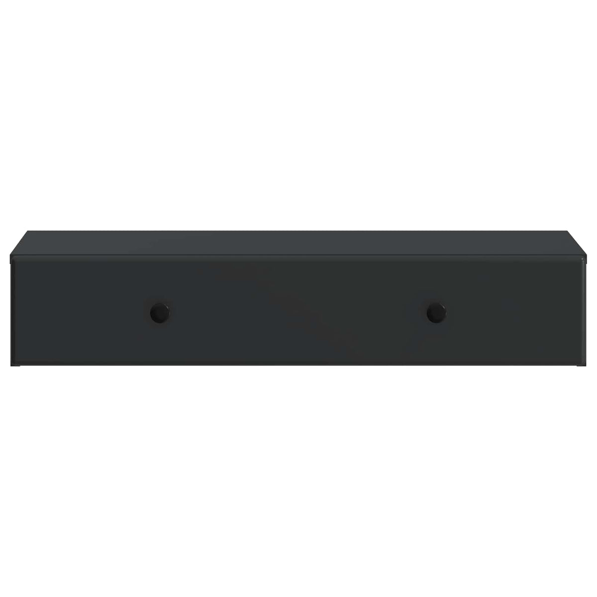 Wandmontierter Beistelltisch Schwarz 87,5 x 34,5 x 17 cm