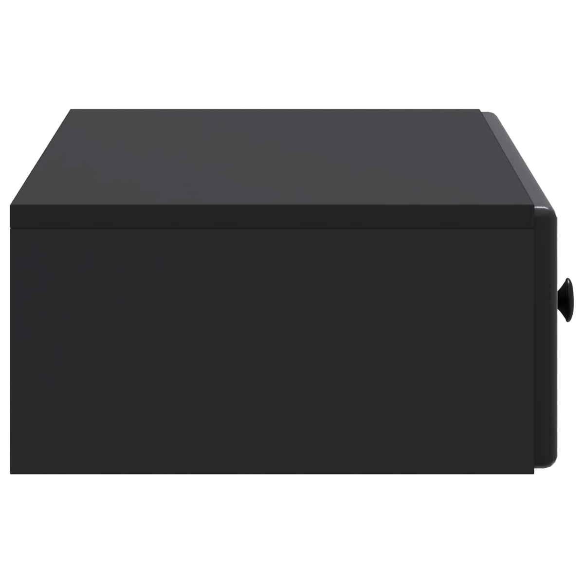 Wandmontierter Beistelltisch Schwarz 87,5 x 34,5 x 17 cm