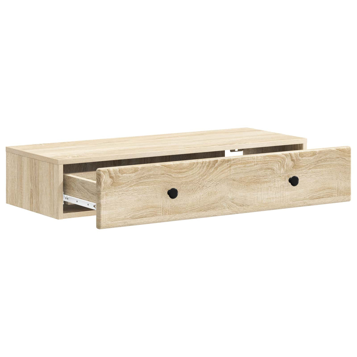 Wandmontierter Beistelltisch Sonoma-Eiche 87,5 x 34,5 x 17 cm