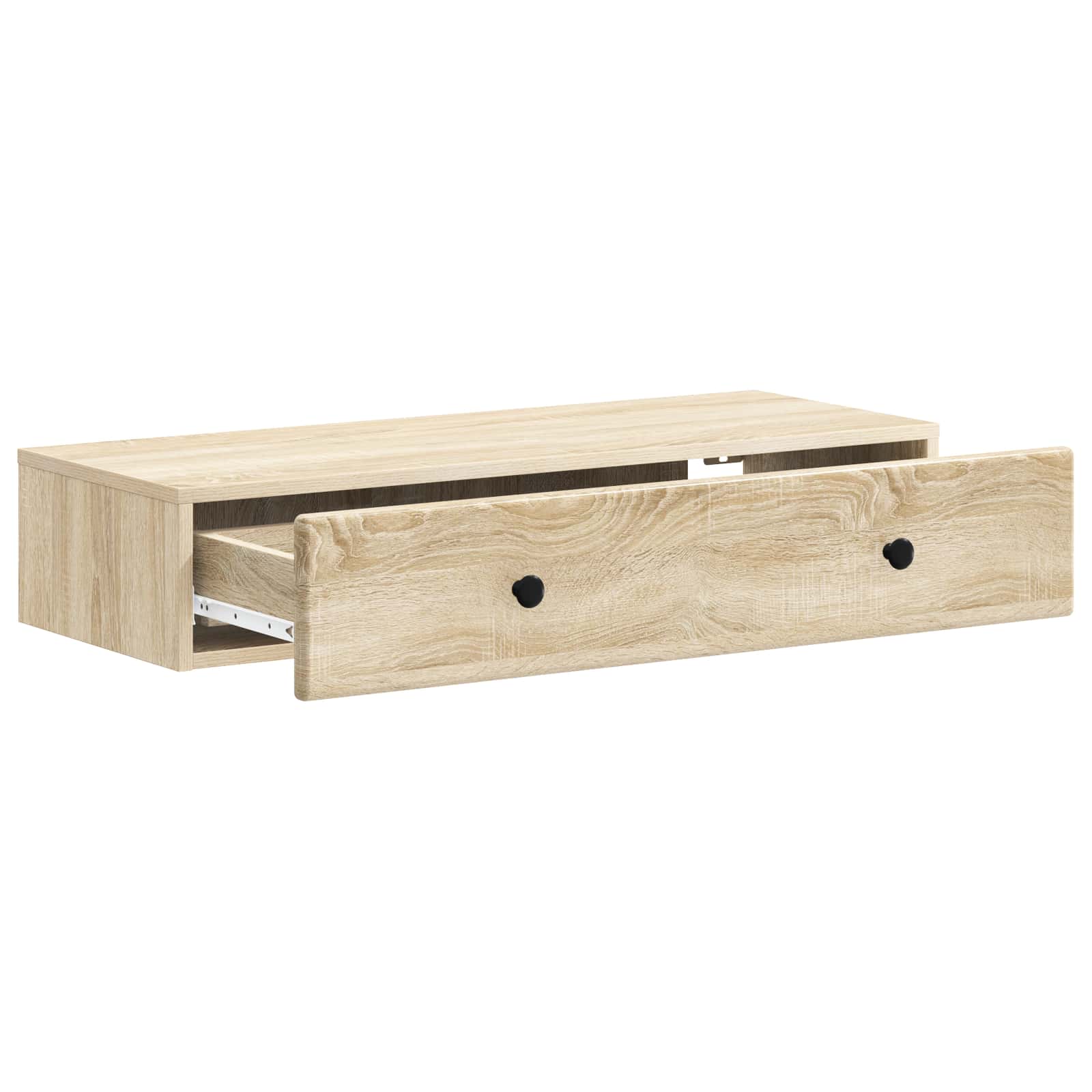 Wandmontierter Beistelltisch Sonoma-Eiche 87,5 x 34,5 x 17 cm