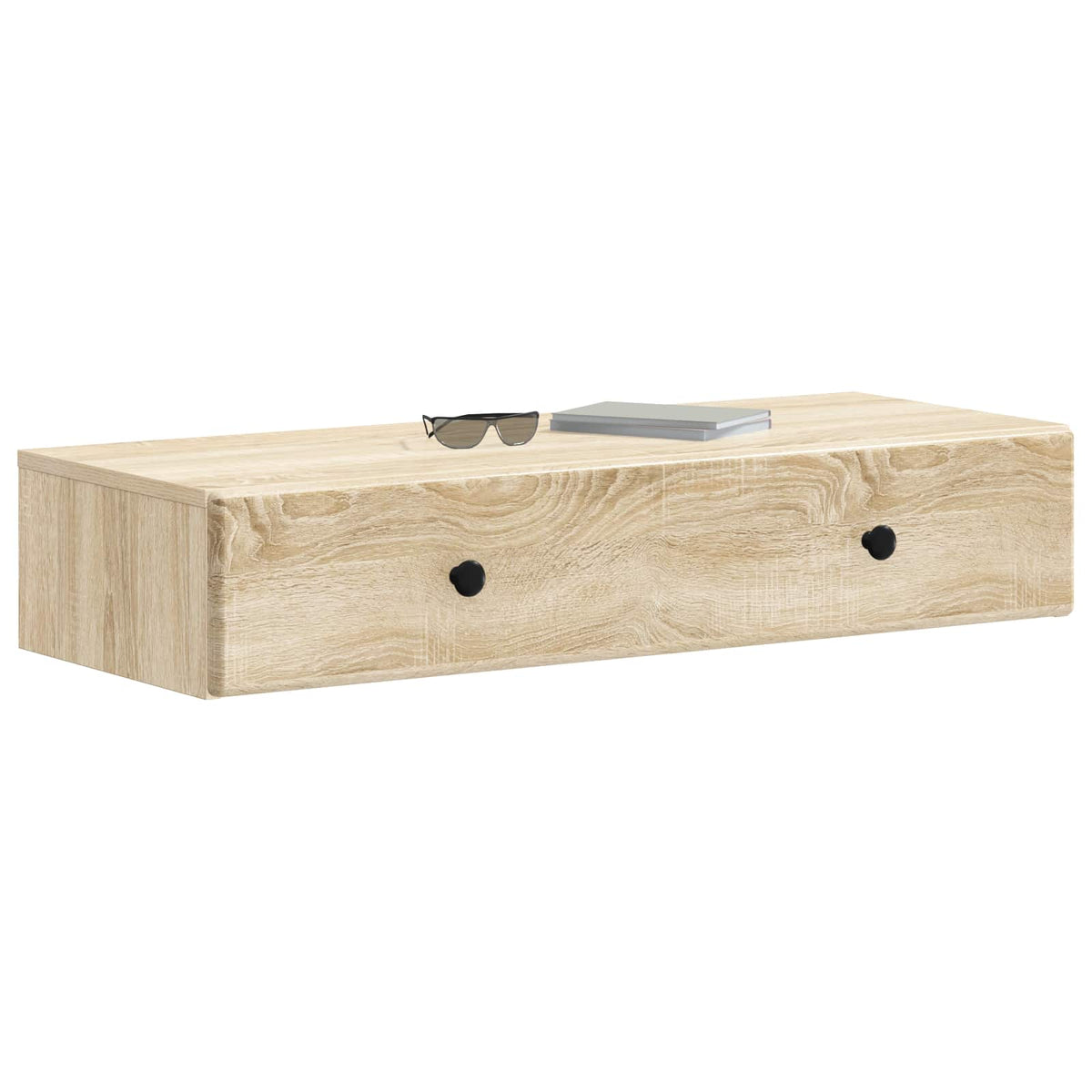 Wandmontierter Beistelltisch Sonoma-Eiche 87,5 x 34,5 x 17 cm