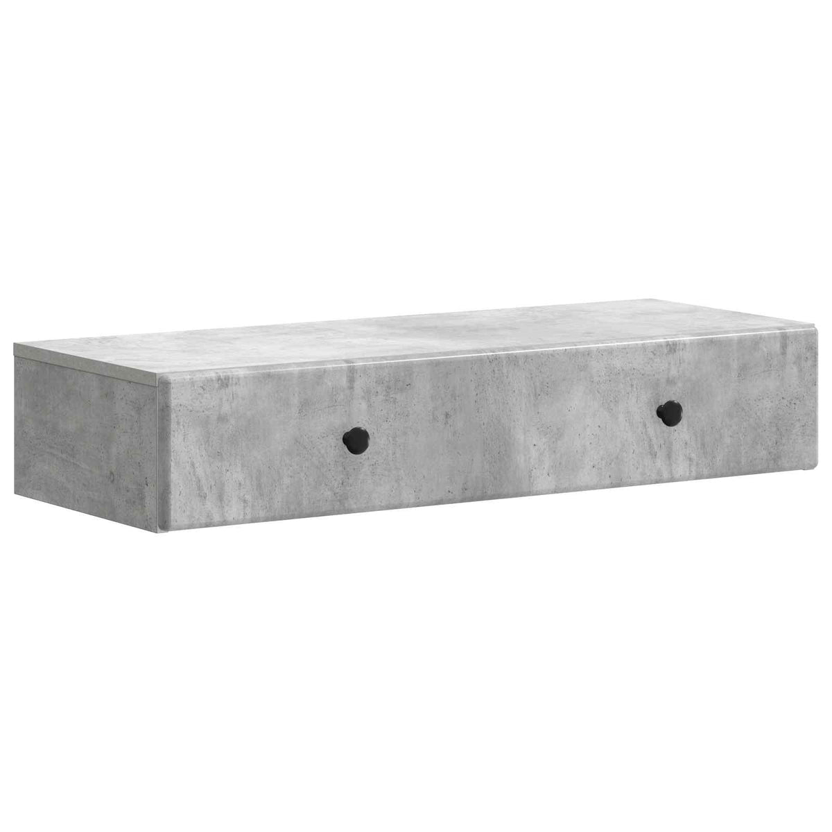 Wandmontierter Beistelltisch Betongrau 87,5 x 34,5 x 17 cm