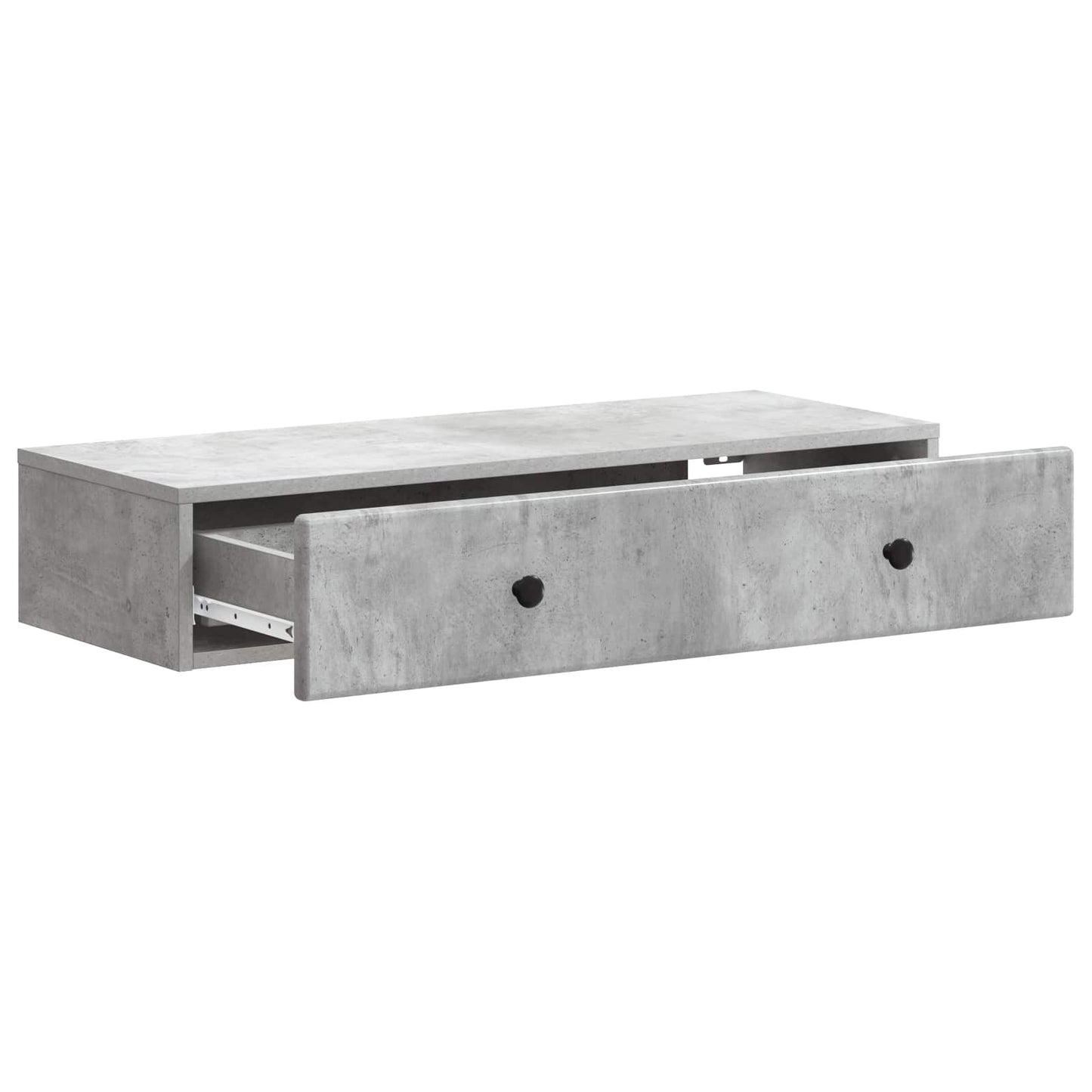 Wandmontierter Beistelltisch Betongrau 87,5 x 34,5 x 17 cm