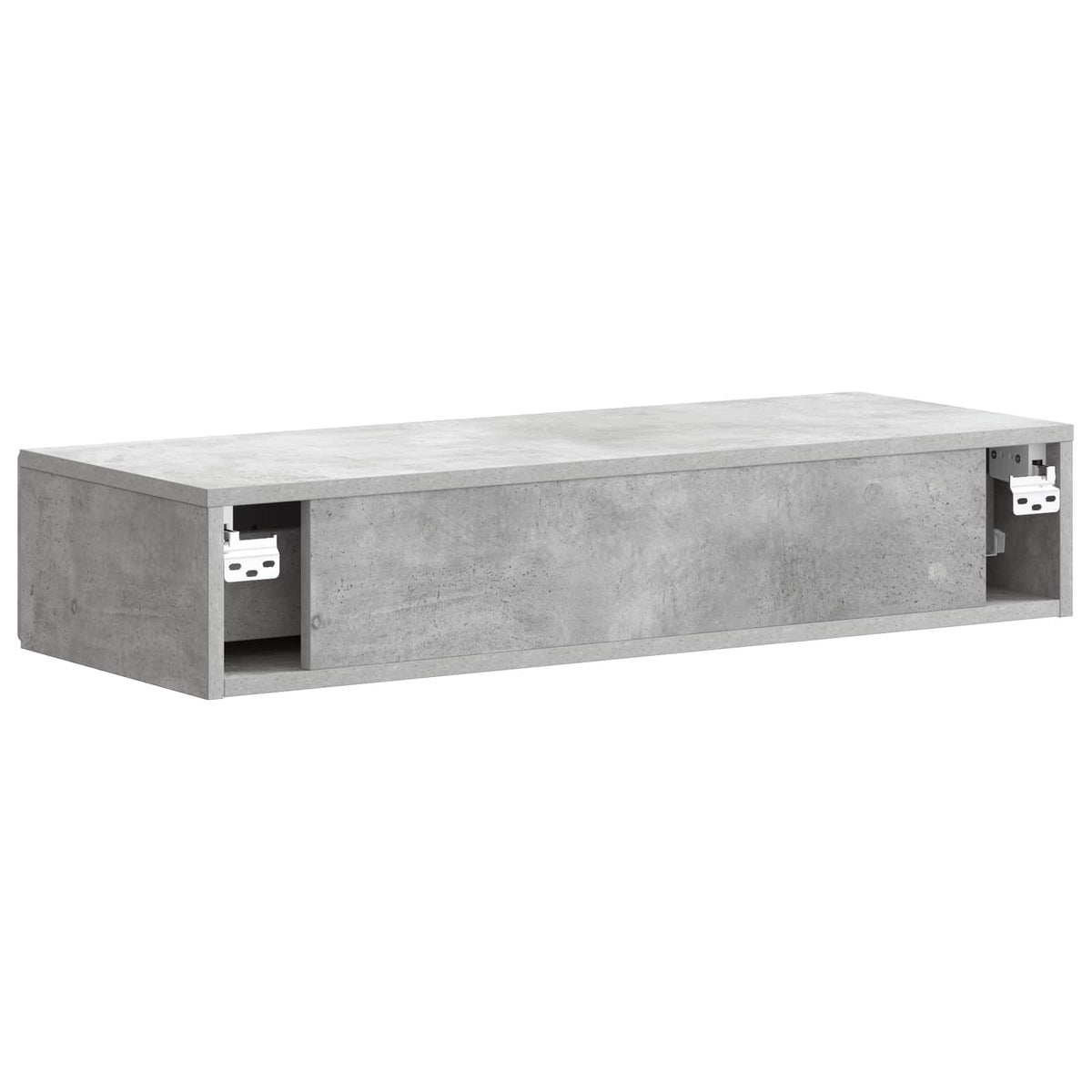 Wandmontierter Beistelltisch Betongrau 87,5 x 34,5 x 17 cm