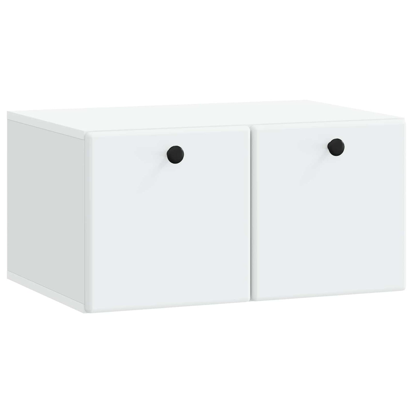 Wandmontierter TV-Schrank 59,5 x 41 x 30 cm Weiß Holzwerkstoff