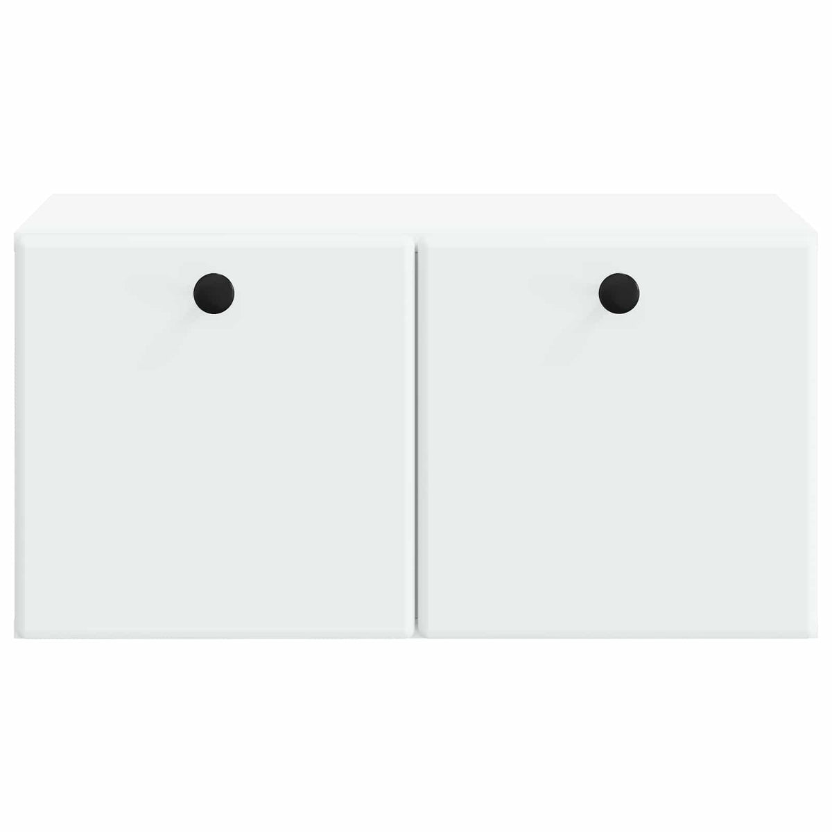 Wandmontierter TV-Schrank 59,5 x 41 x 30 cm Weiß Holzwerkstoff