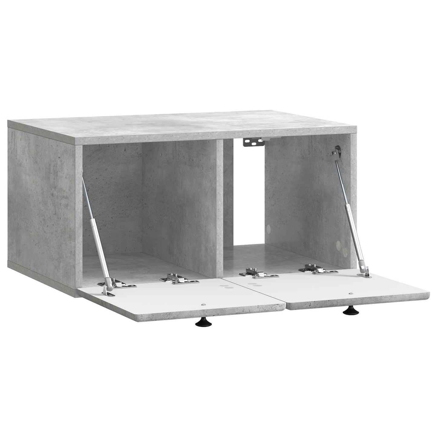 Wandmontierter TV-Schrank 59,5 x 41 x 30 cm Betongrau
