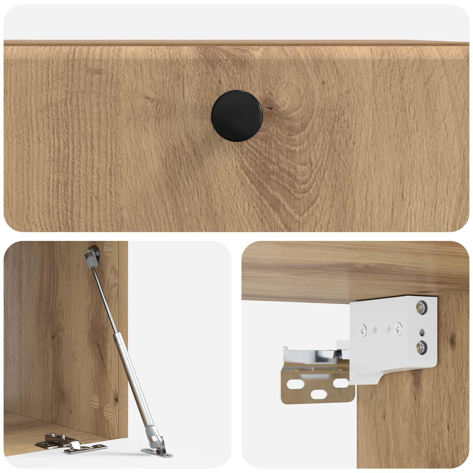 Wandmontierter TV-Schrank 59,5 x 41 x 30 cm Artisan-Eiche