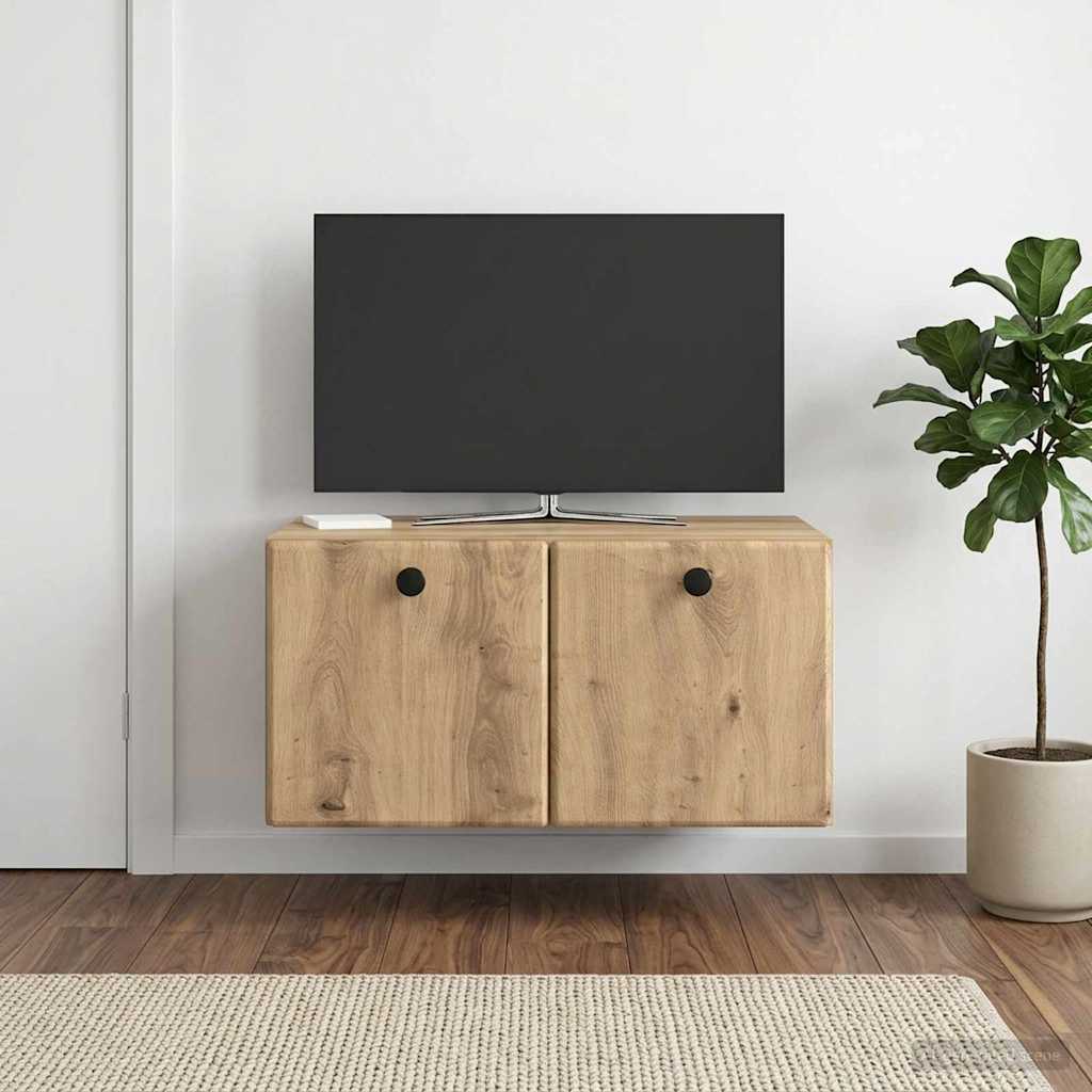 Wandmontierter TV-Schrank 59,5 x 41 x 30 cm Artisan-Eiche