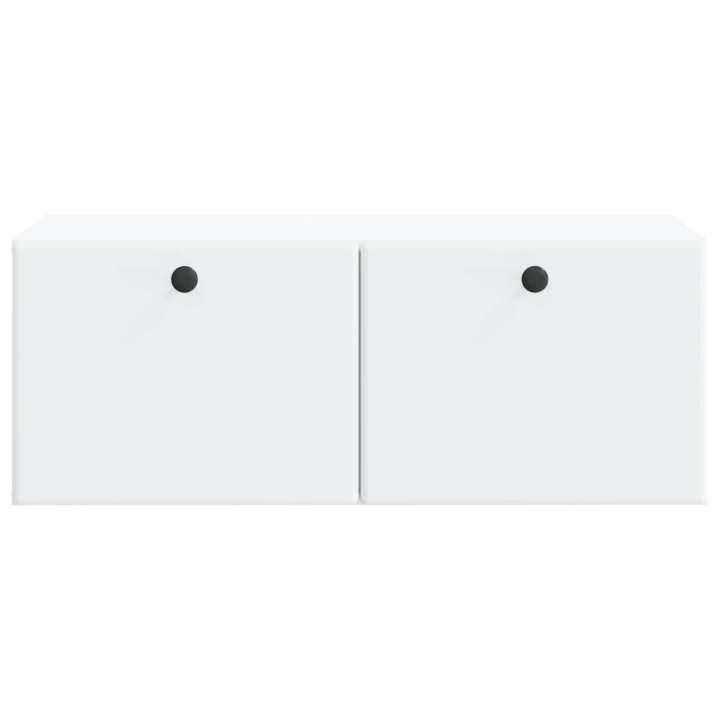 Wandmontierter TV-Schrank 78,5 x 41 x 30 cm Weiß Holzwerkstoff