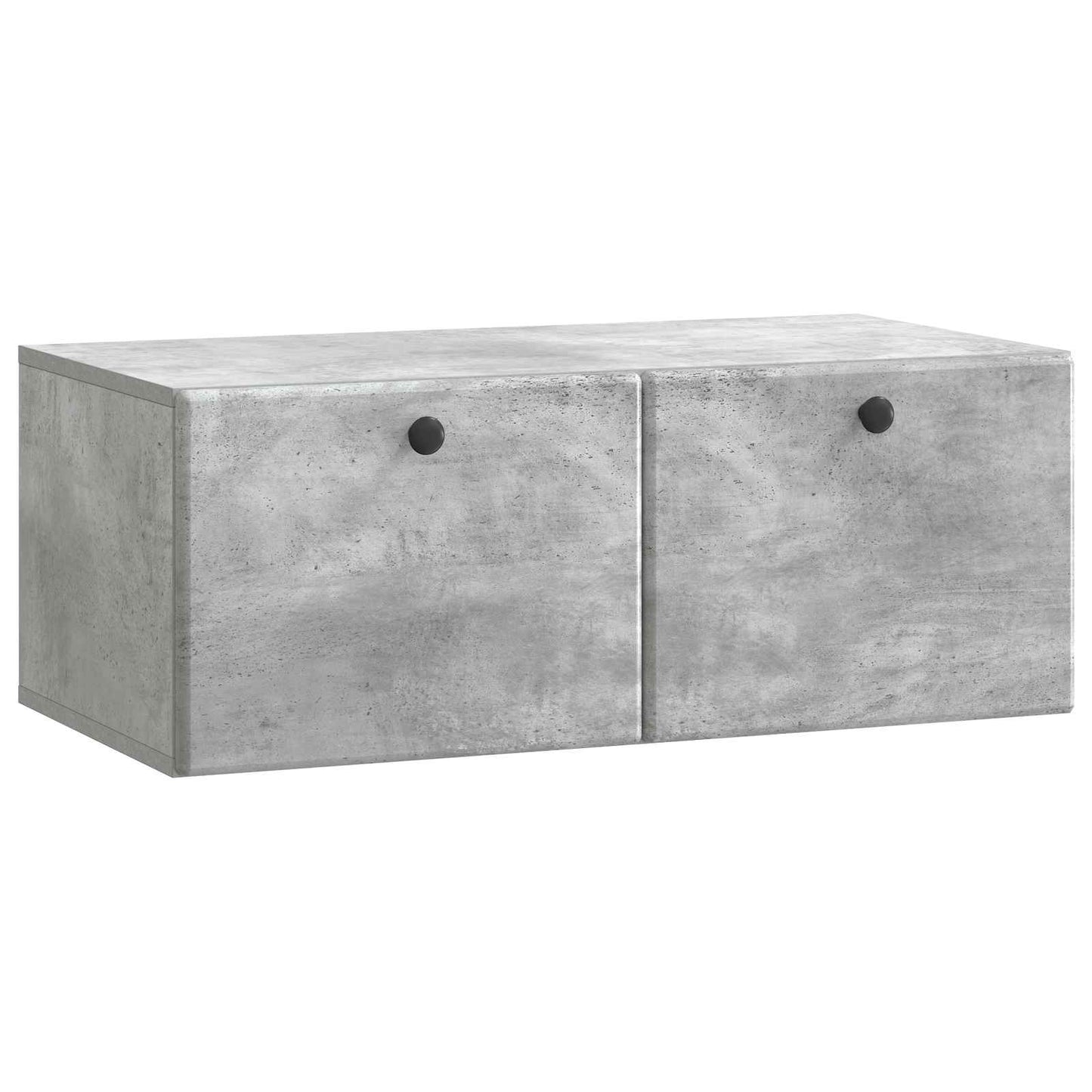 Wandmontierter TV-Schrank 78,5 x 41 x 30 cm Betongrau