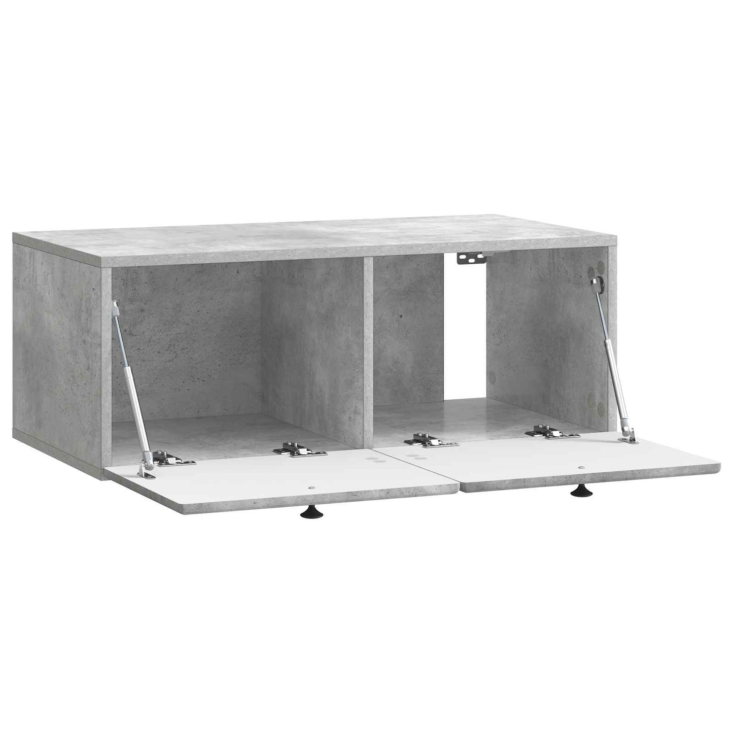 Wandmontierter TV-Schrank 78,5 x 41 x 30 cm Betongrau