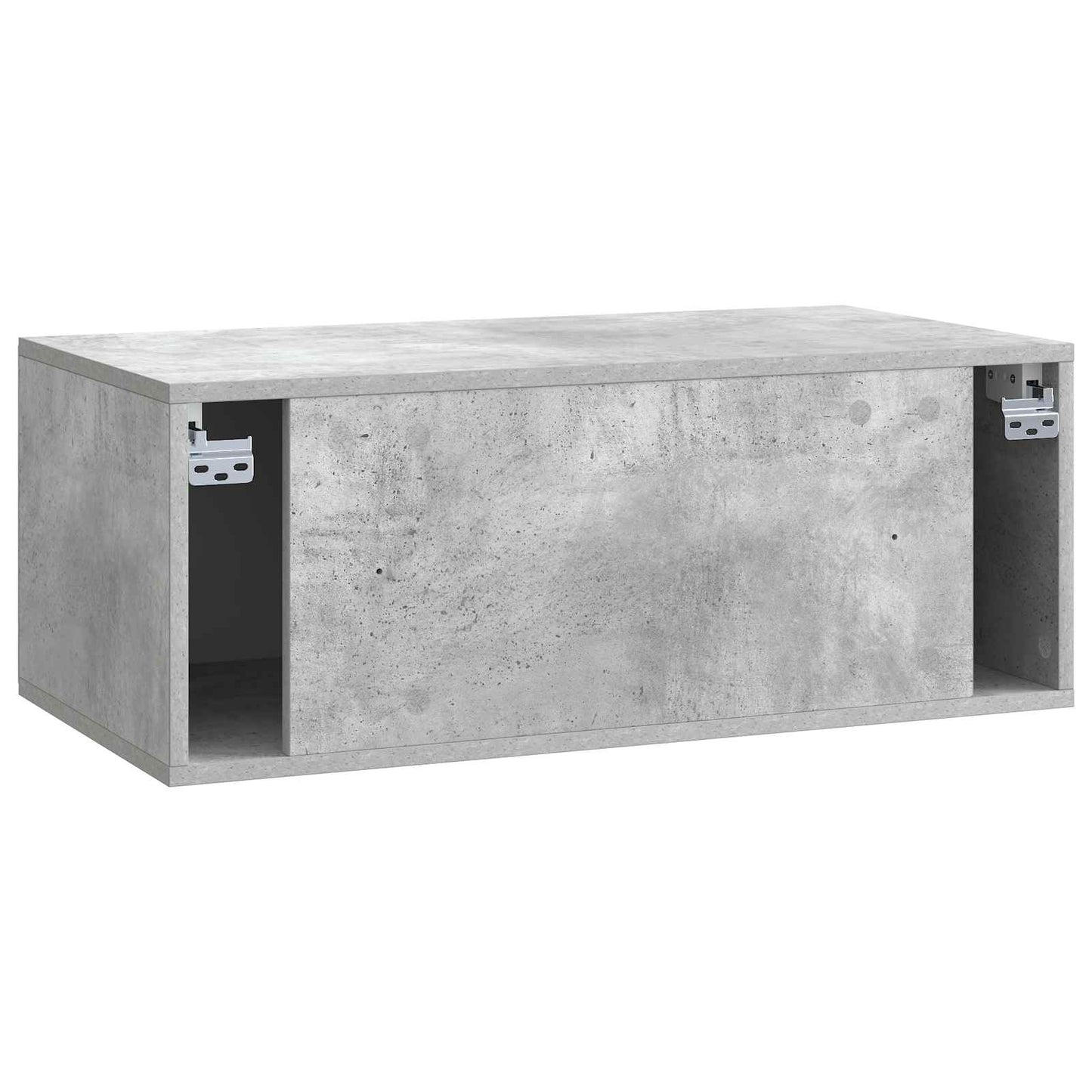 Wandmontierter TV-Schrank 78,5 x 41 x 30 cm Betongrau