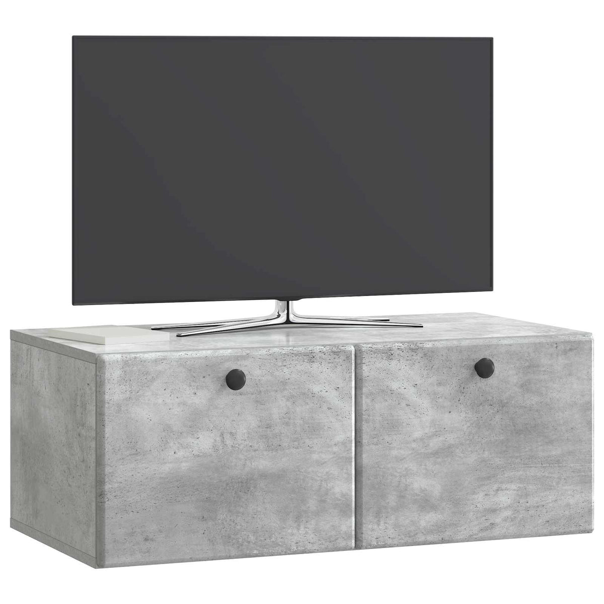 Wandmontierter TV-Schrank 78,5 x 41 x 30 cm Betongrau