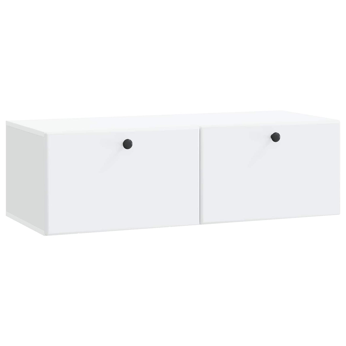 Wandmontierter TV-Schrank 98 x 41 x 30 cm Weiß Holzwerkstoff