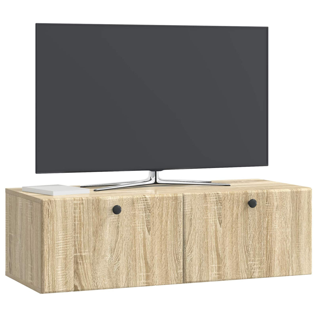 Wandmontierter TV-Schrank 98 x 41 x 30 cm Sonoma-Eiche