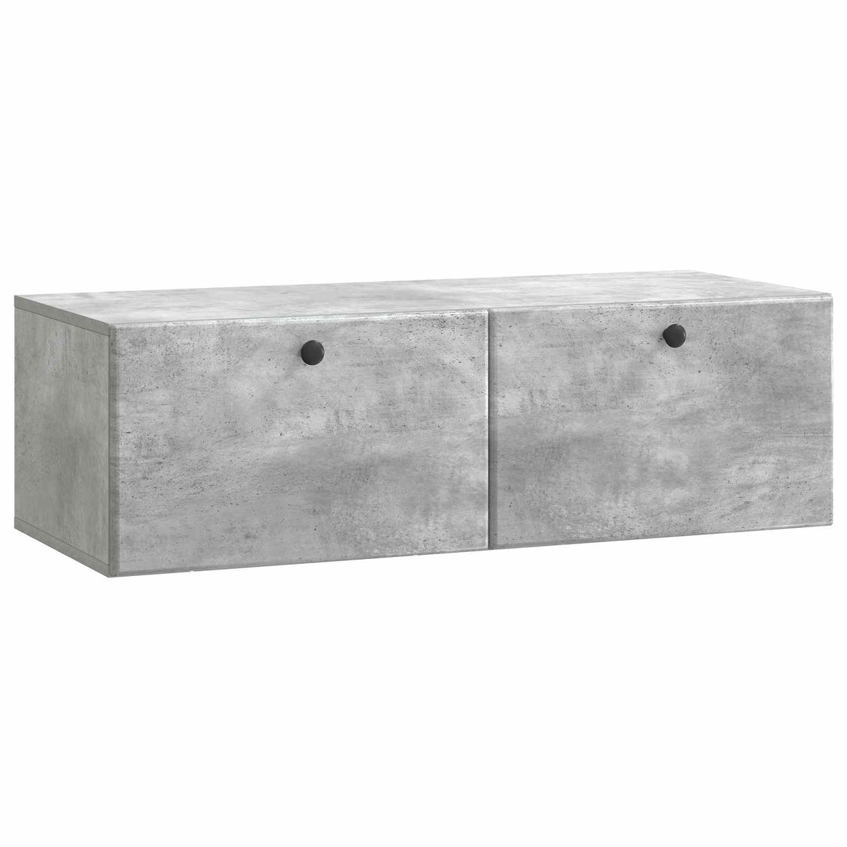 Wandmontierter TV-Schrank 98 x 41 x 30 cm Betongrau