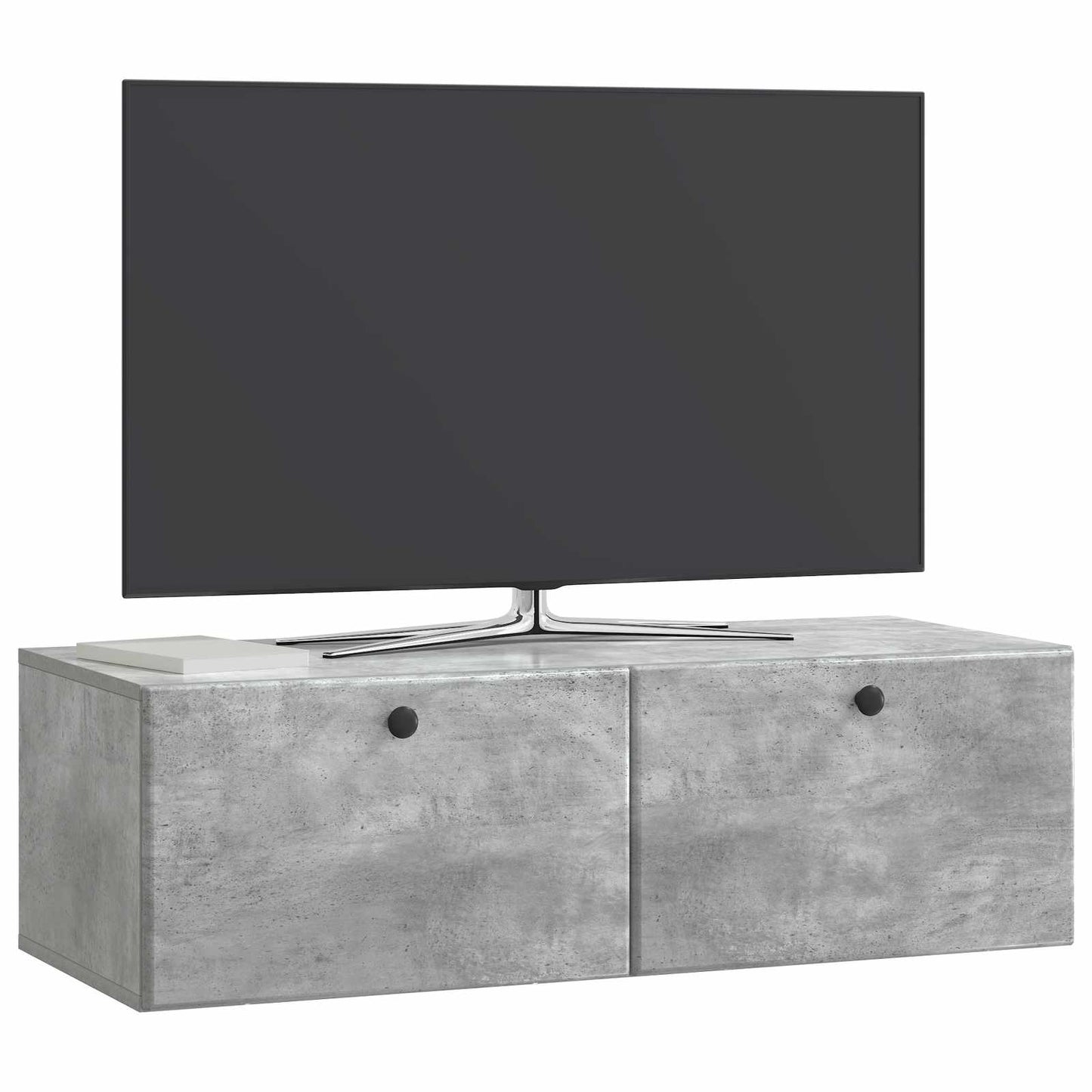 Wandmontierter TV-Schrank 98 x 41 x 30 cm Betongrau