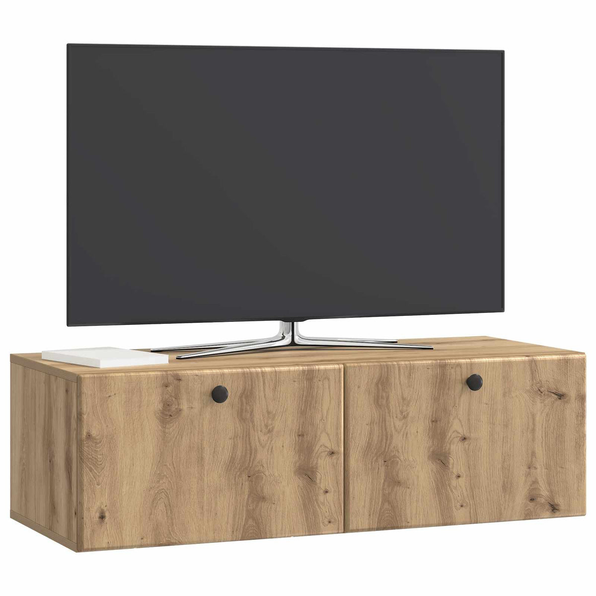 Wandmontierter TV-Schrank 98 x 41 x 30 cm Artisan-Eiche